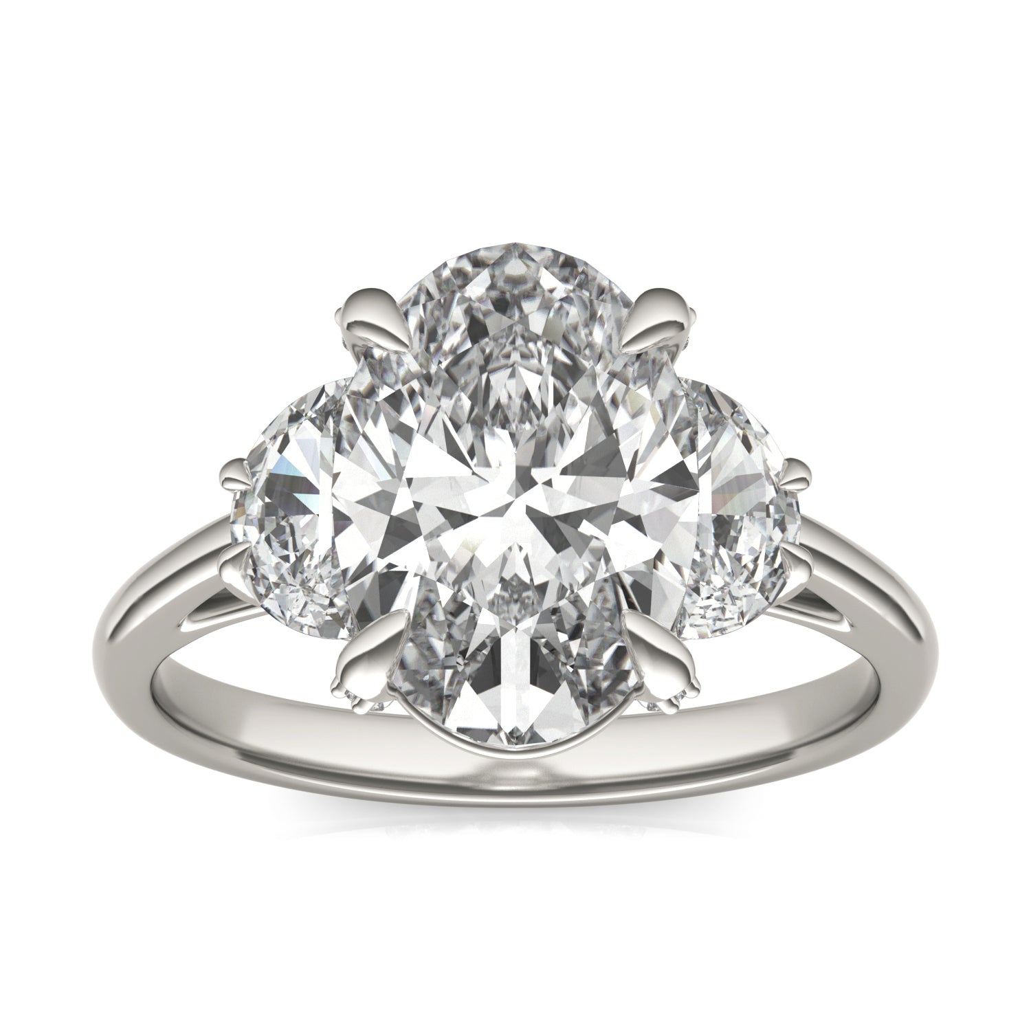 3 3/4 CTW Oval Caydia® Lab Grown Diamond Ring