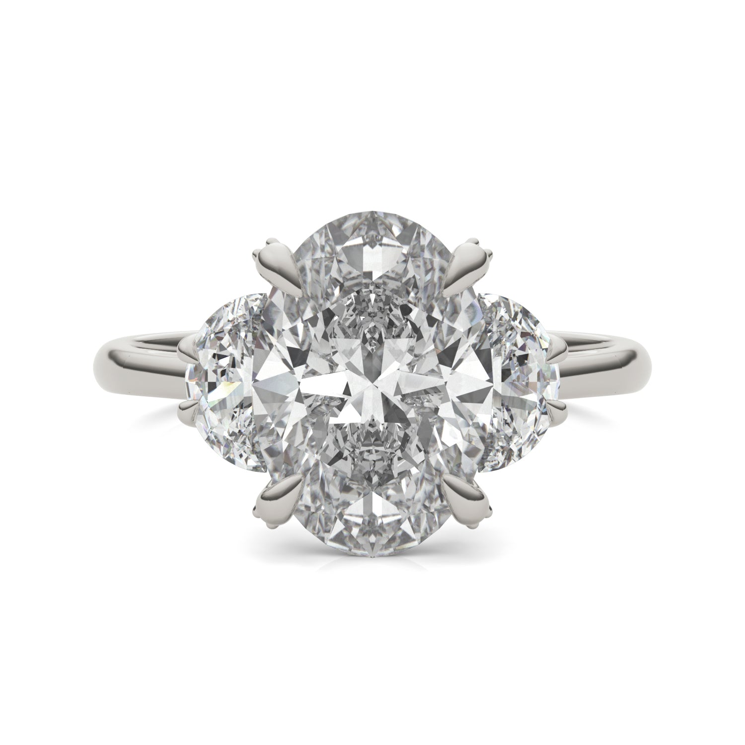 3 3/4 CTW Oval Caydia® Lab Grown Diamond Ring