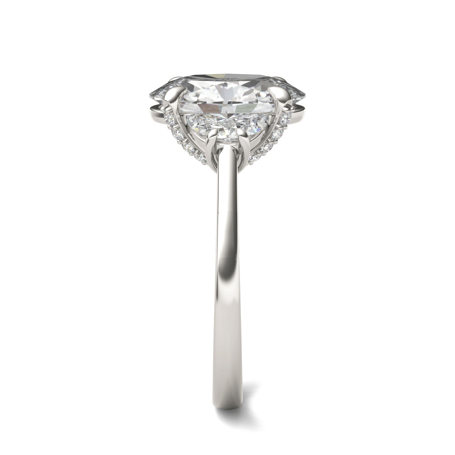3 3/4 CTW Oval Caydia® Lab Grown Diamond Ring