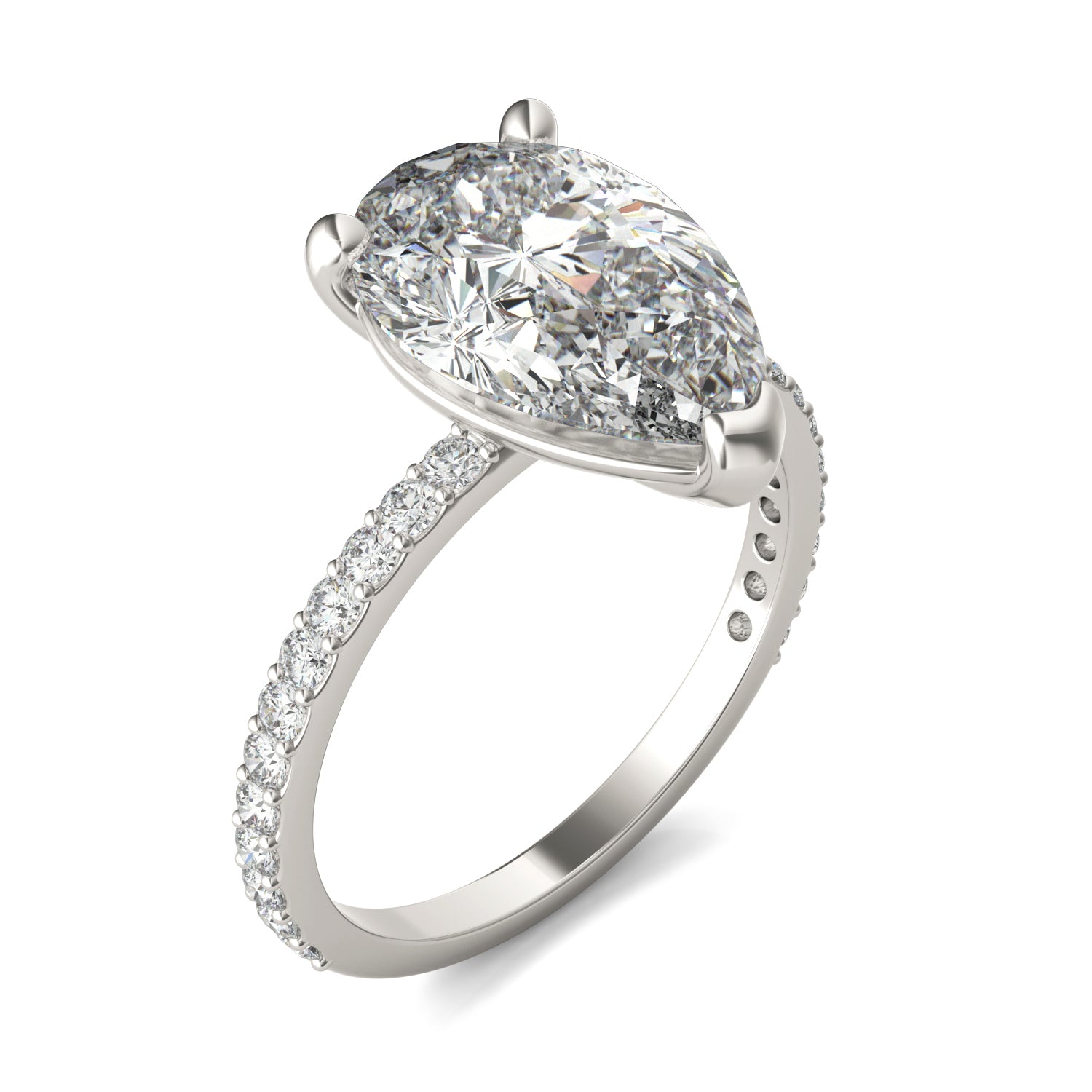 4 2/5 CTW Pear Caydia® Lab Grown Diamond Ring