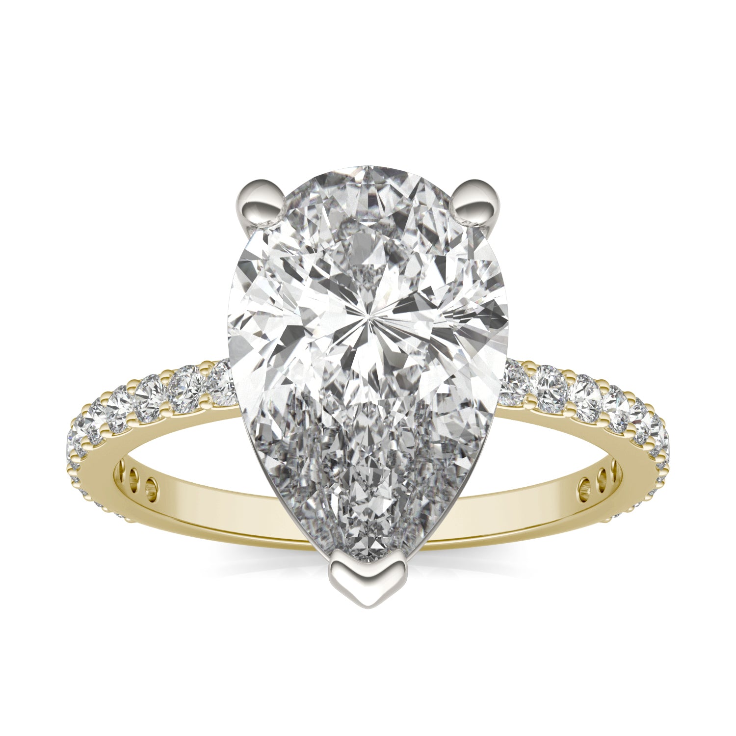 4 2/5 CTW Pear Caydia® Lab Grown Diamond Ring