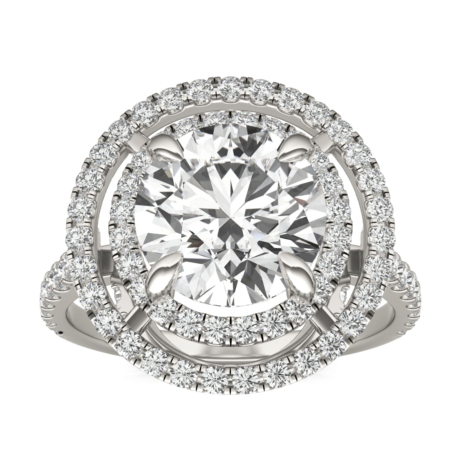 4 1/10 CTW Round Caydia® Lab Grown Diamond Ring