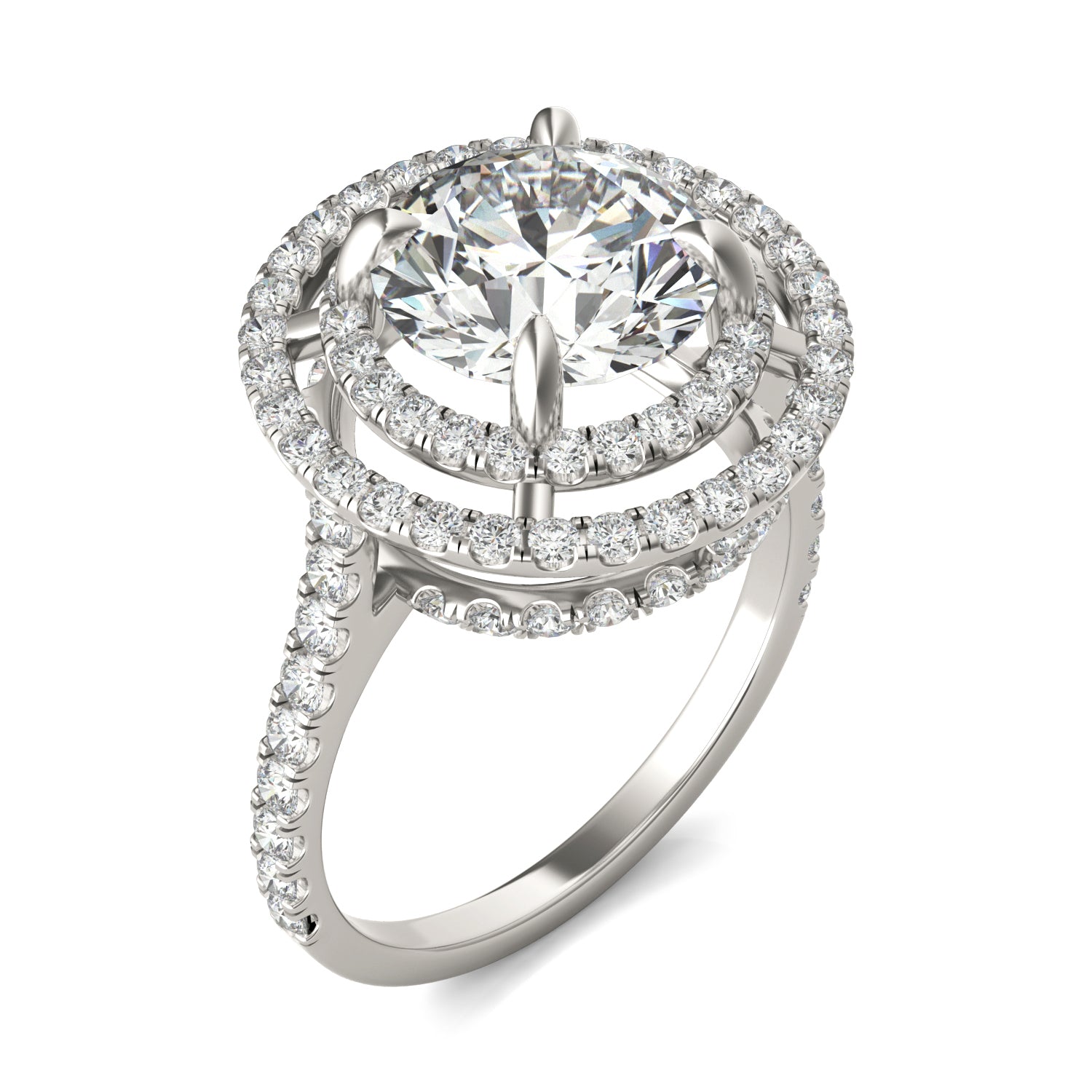 4 1/10 CTW Round Caydia® Lab Grown Diamond Ring