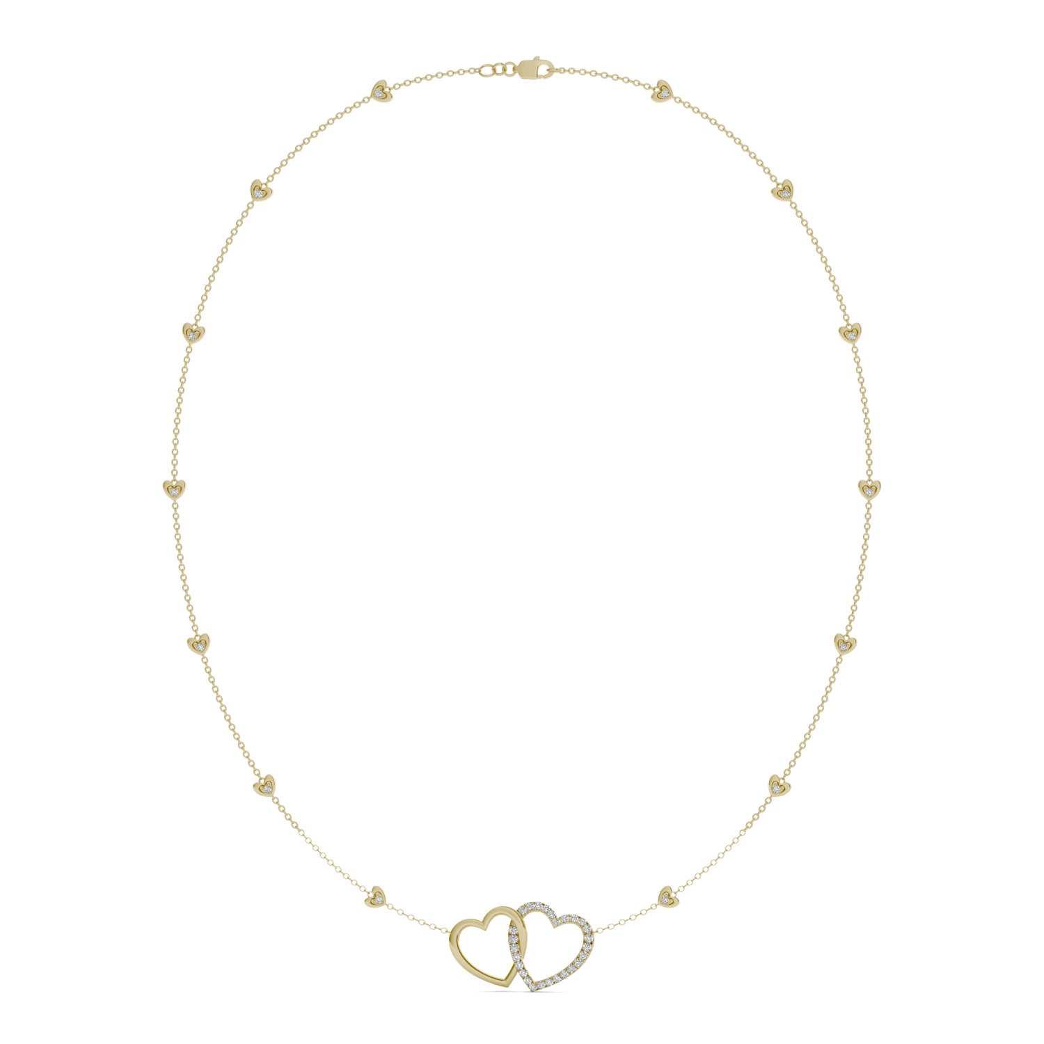 2/5 CTW Round Caydia® Lab Grown Diamond Necklace