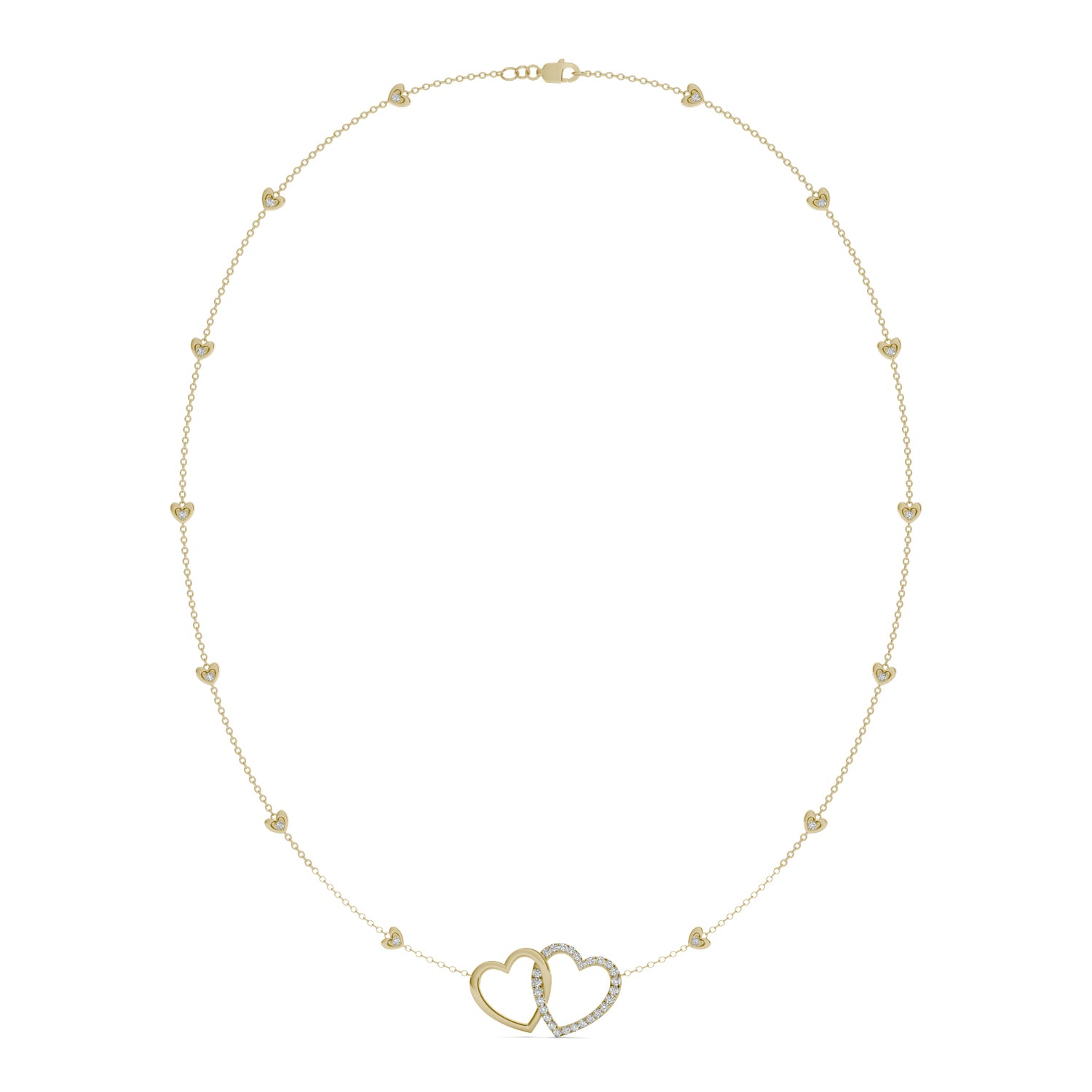 2/5 CTW Round Caydia® Lab Grown Diamond Necklace