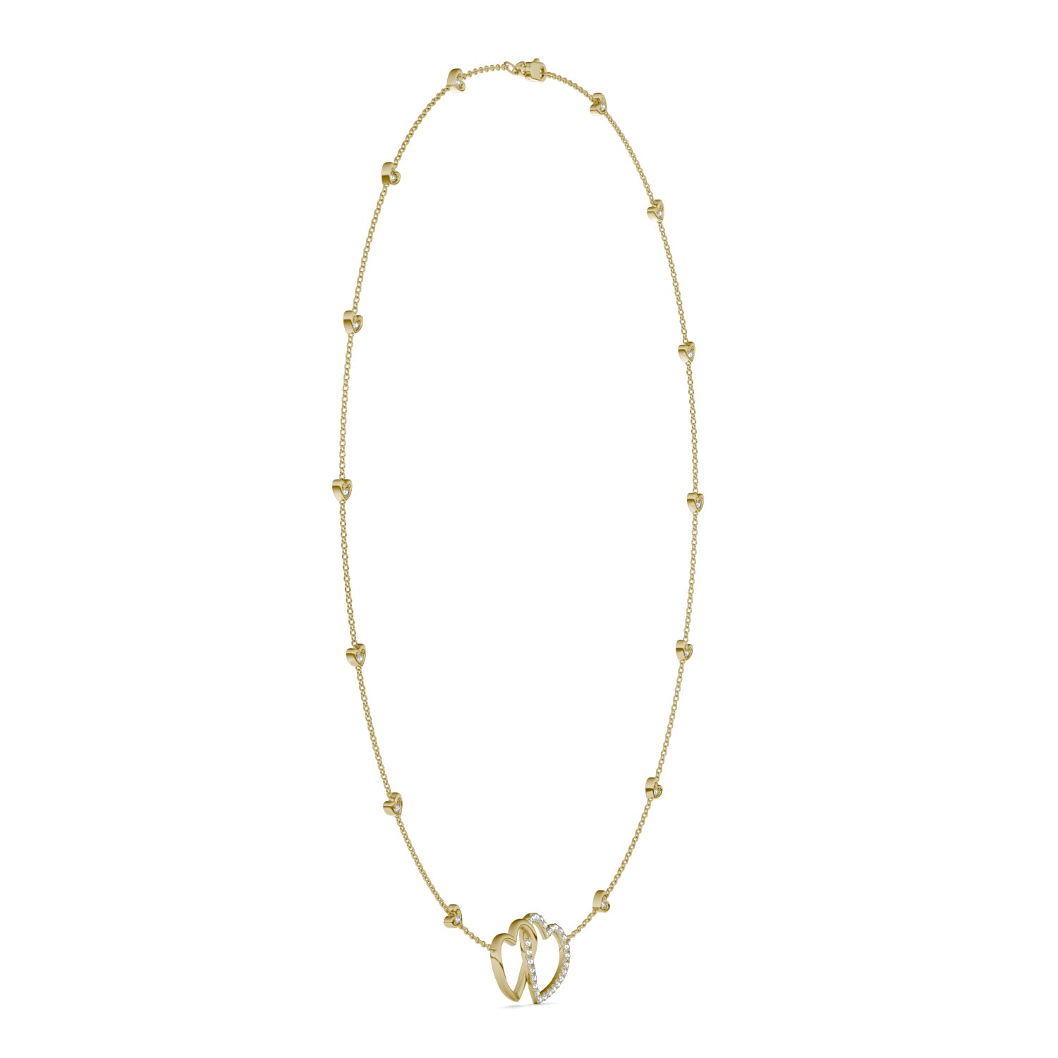 2/5 CTW Round Caydia® Lab Grown Diamond Necklace