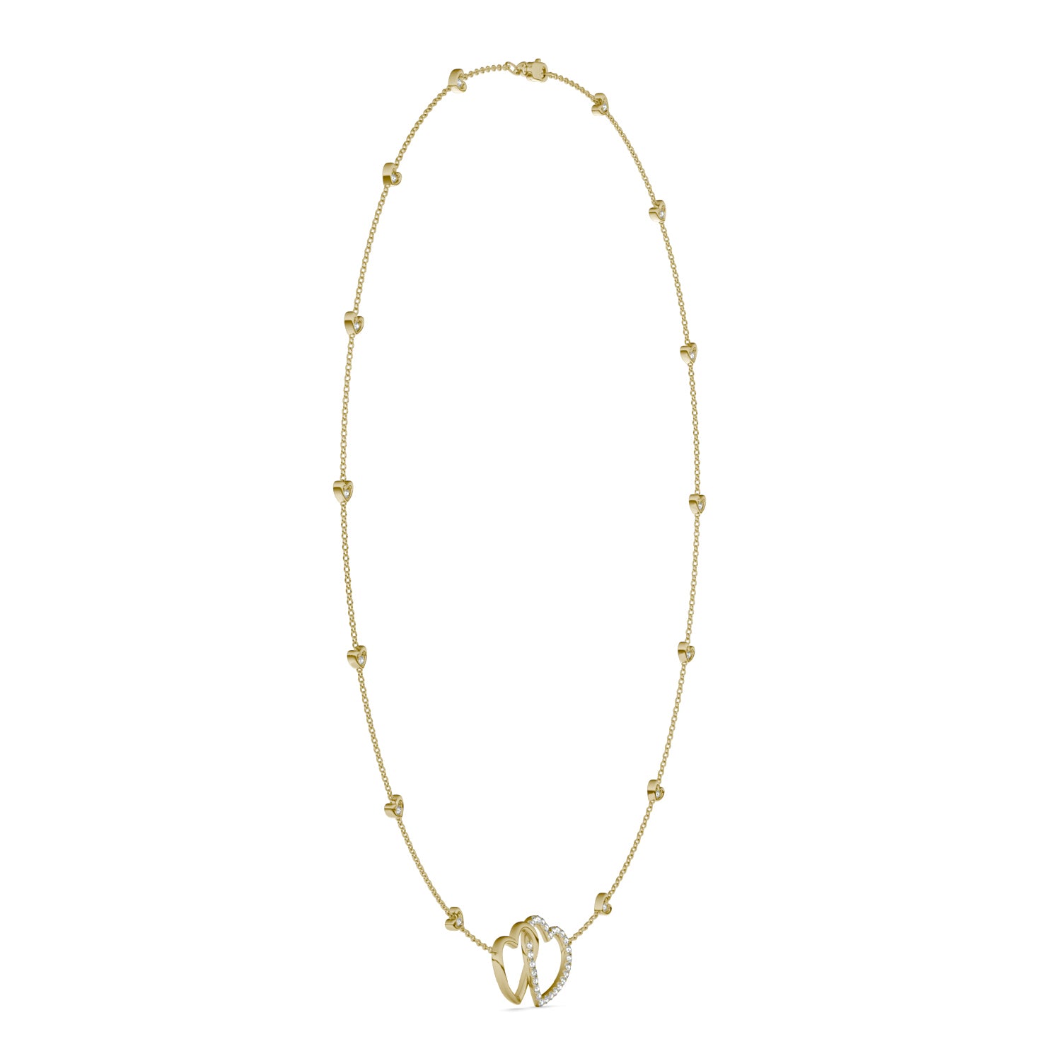 2/5 CTW Round Caydia® Lab Grown Diamond Necklace