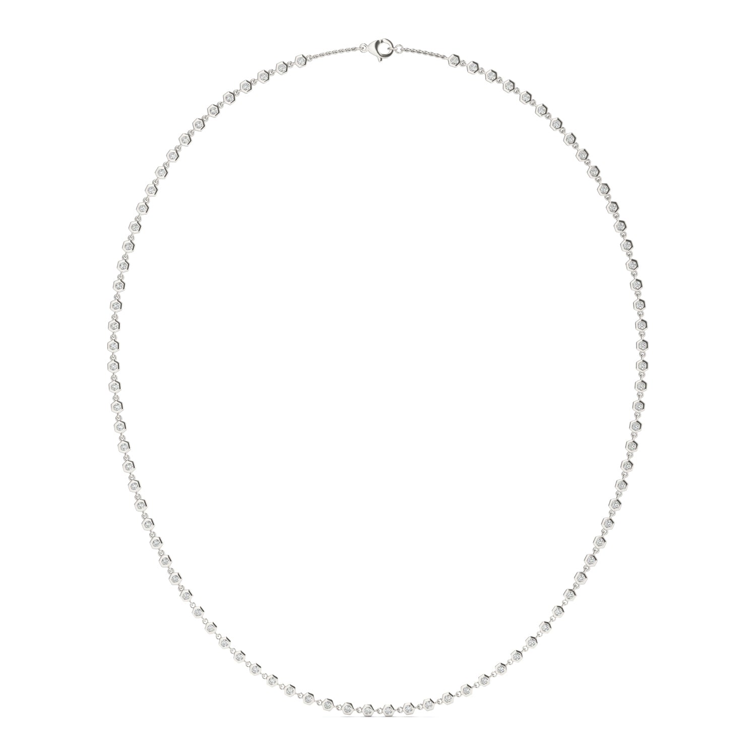 1.29 CTW DEW Round Forever Classic™ Moissanite Necklace