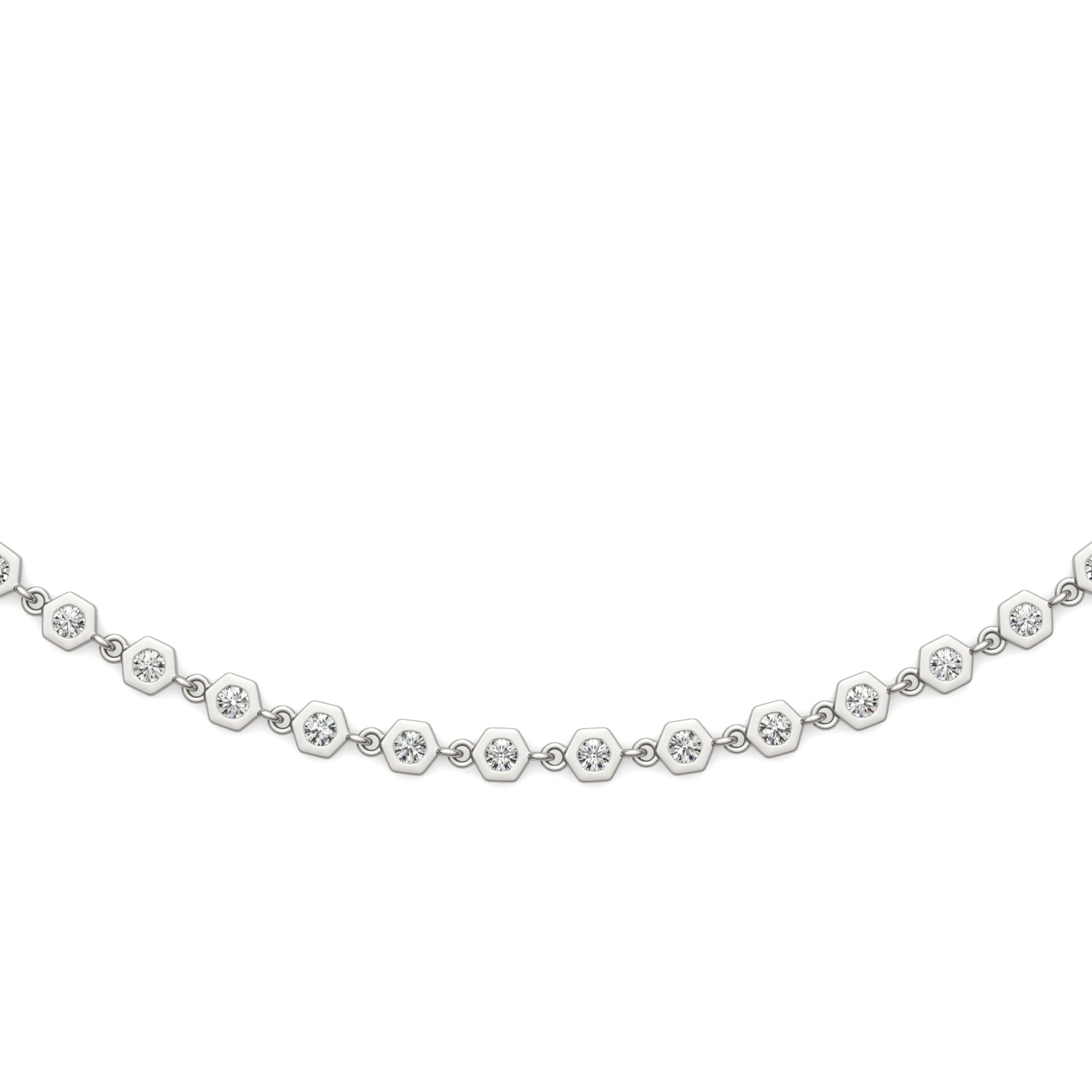 1.29 CTW DEW Round Forever Classic™ Moissanite Necklace