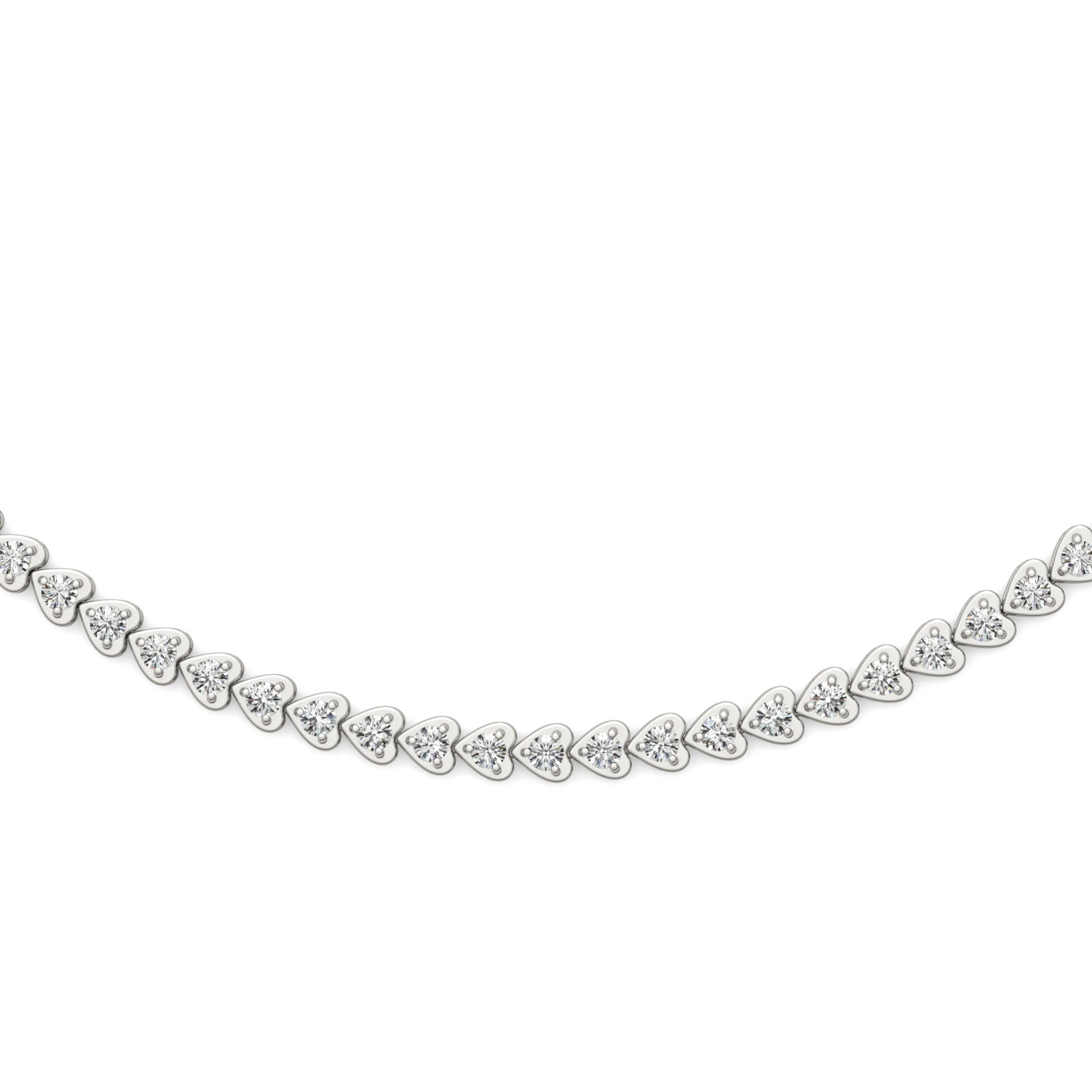 2.18 CTW DEW Round Forever Classic™ Moissanite Necklace