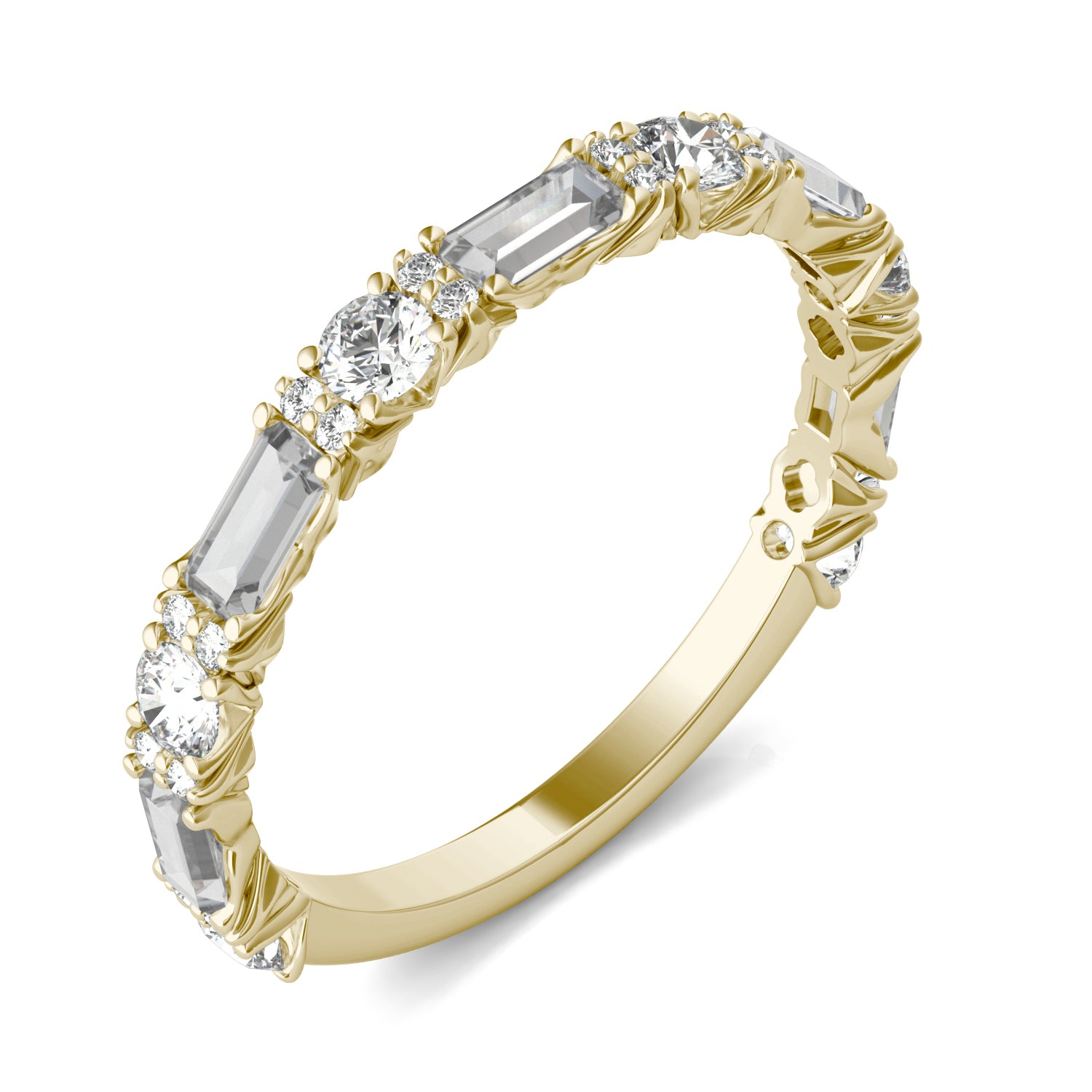 1 1/10 CTW Straight Baguette Caydia® Lab Grown Diamond Ring