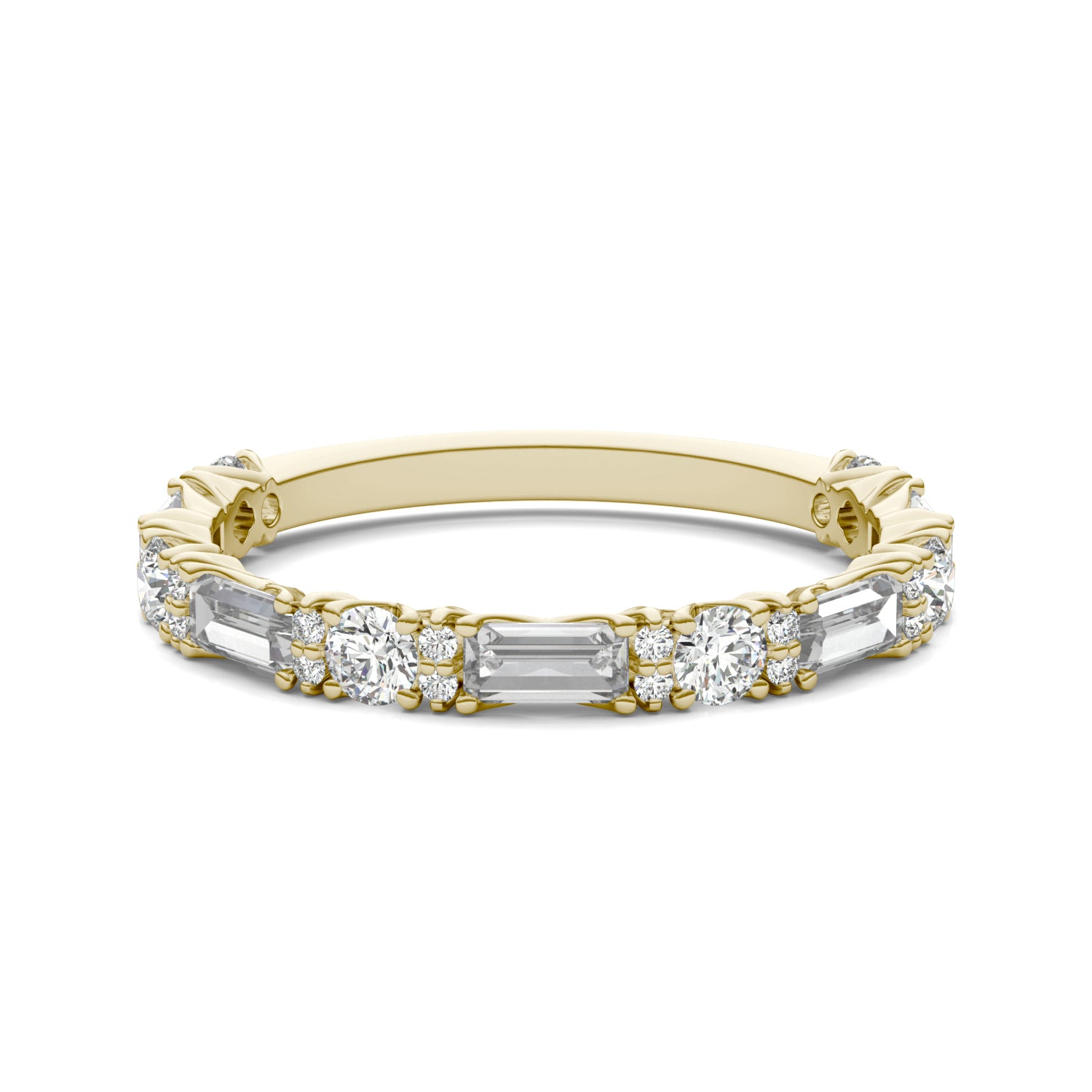 1 1/10 CTW Straight Baguette Caydia® Lab Grown Diamond Ring