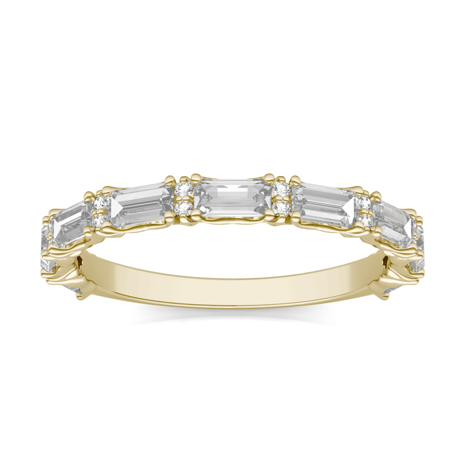 1 1/4 CTW Straight Baguette Caydia® Lab Grown Diamond Ring