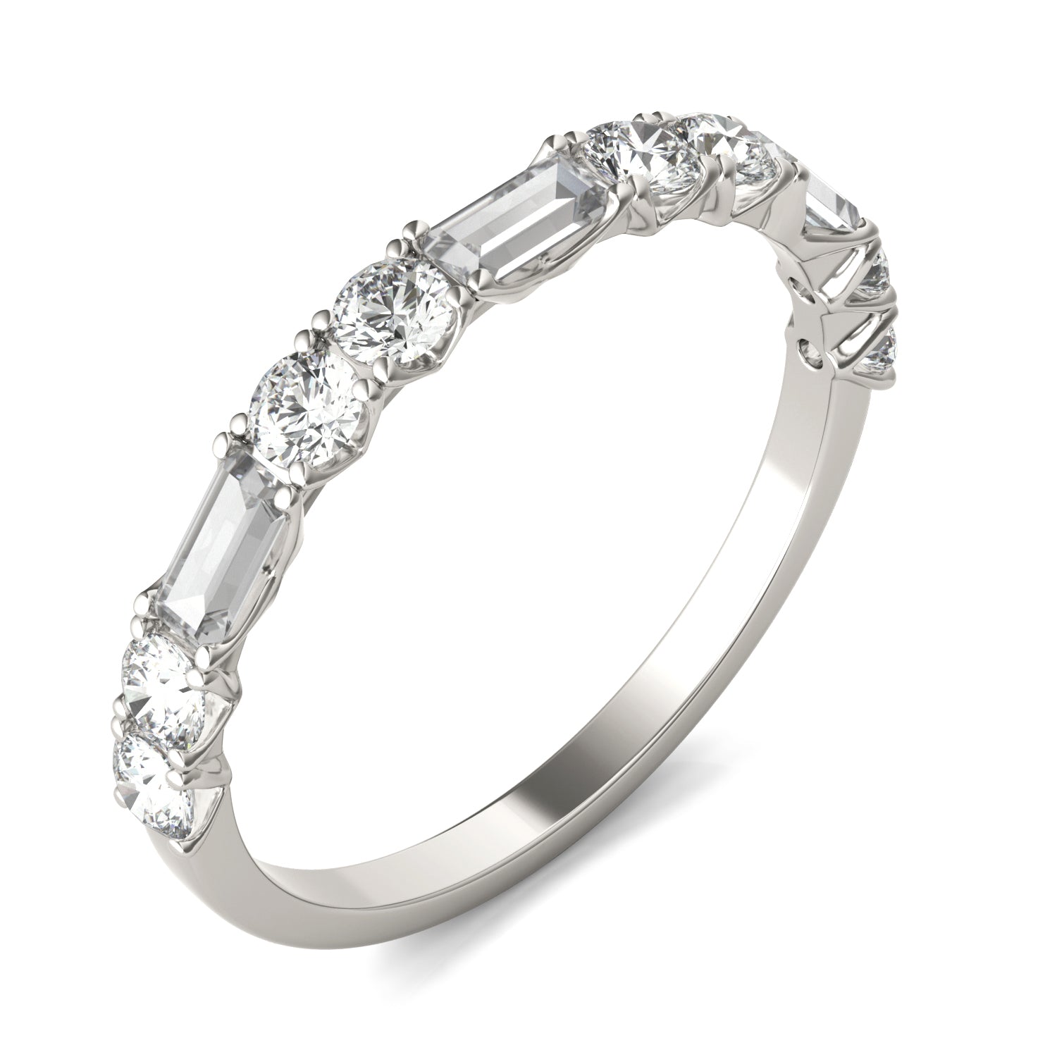 7/8 CTW Straight Baguette Caydia® Lab Grown Diamond Ring