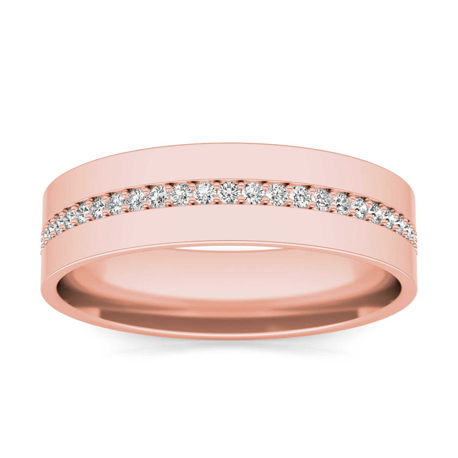 1/2 CTW Round Caydia® Lab Grown Diamond Eternity 7MM Ring