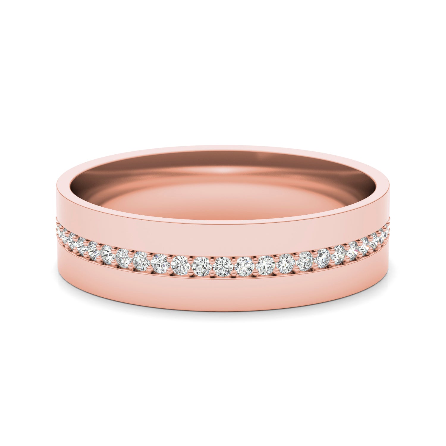 1/2 CTW Round Caydia® Lab Grown Diamond Eternity 7MM Ring