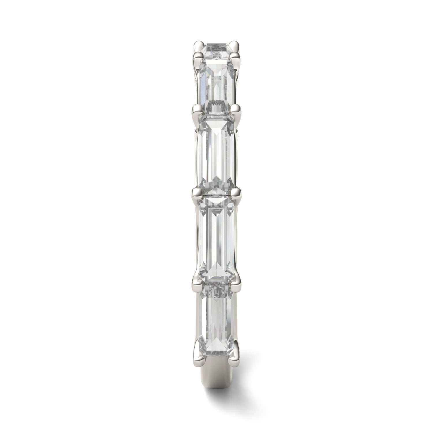 1 1/2 CTW Straight Baguette Caydia® Lab Grown Diamond East-West Set Anniversary Ring