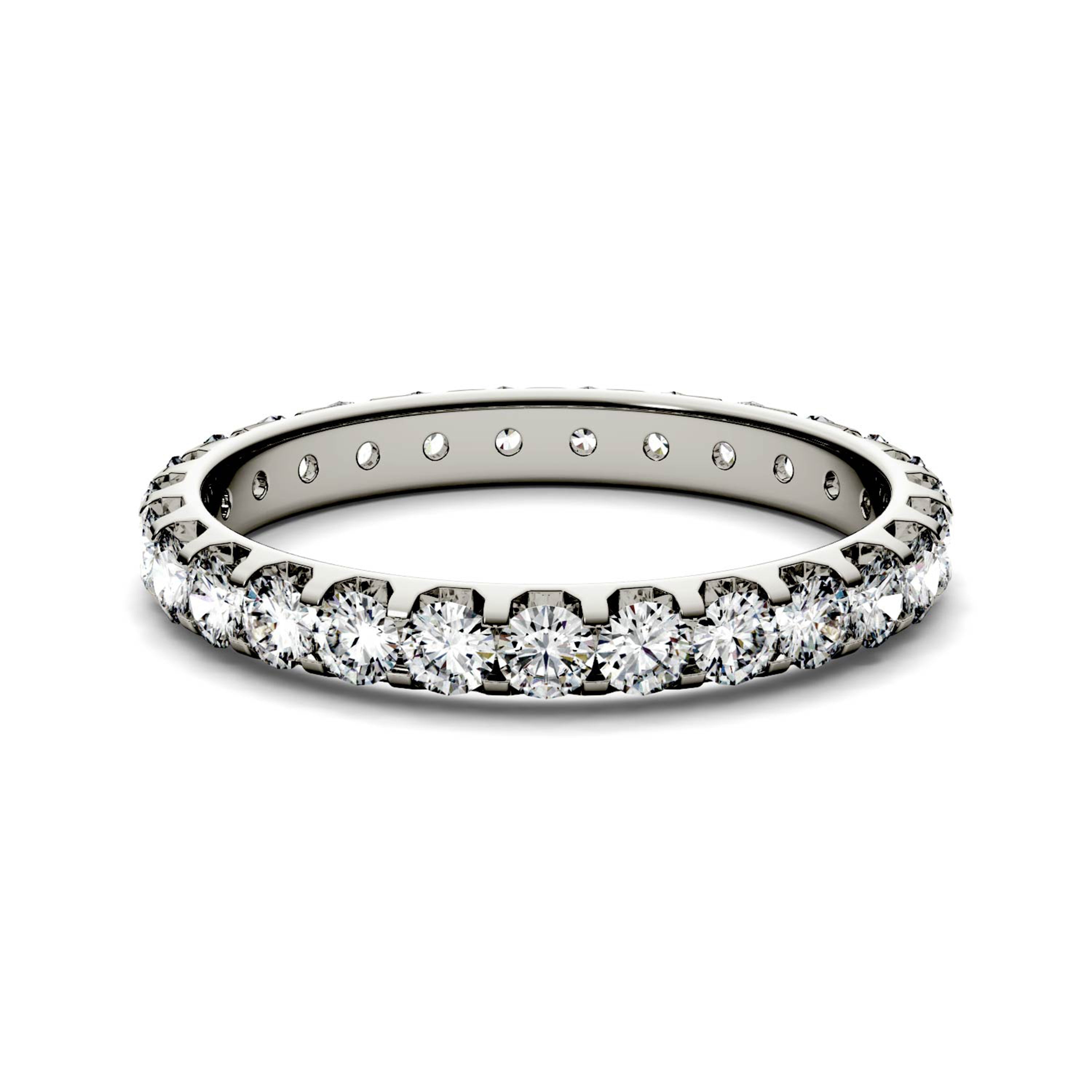 1.04 CTW DEW Round Forever One™ Moissanite Eternity Band Ring