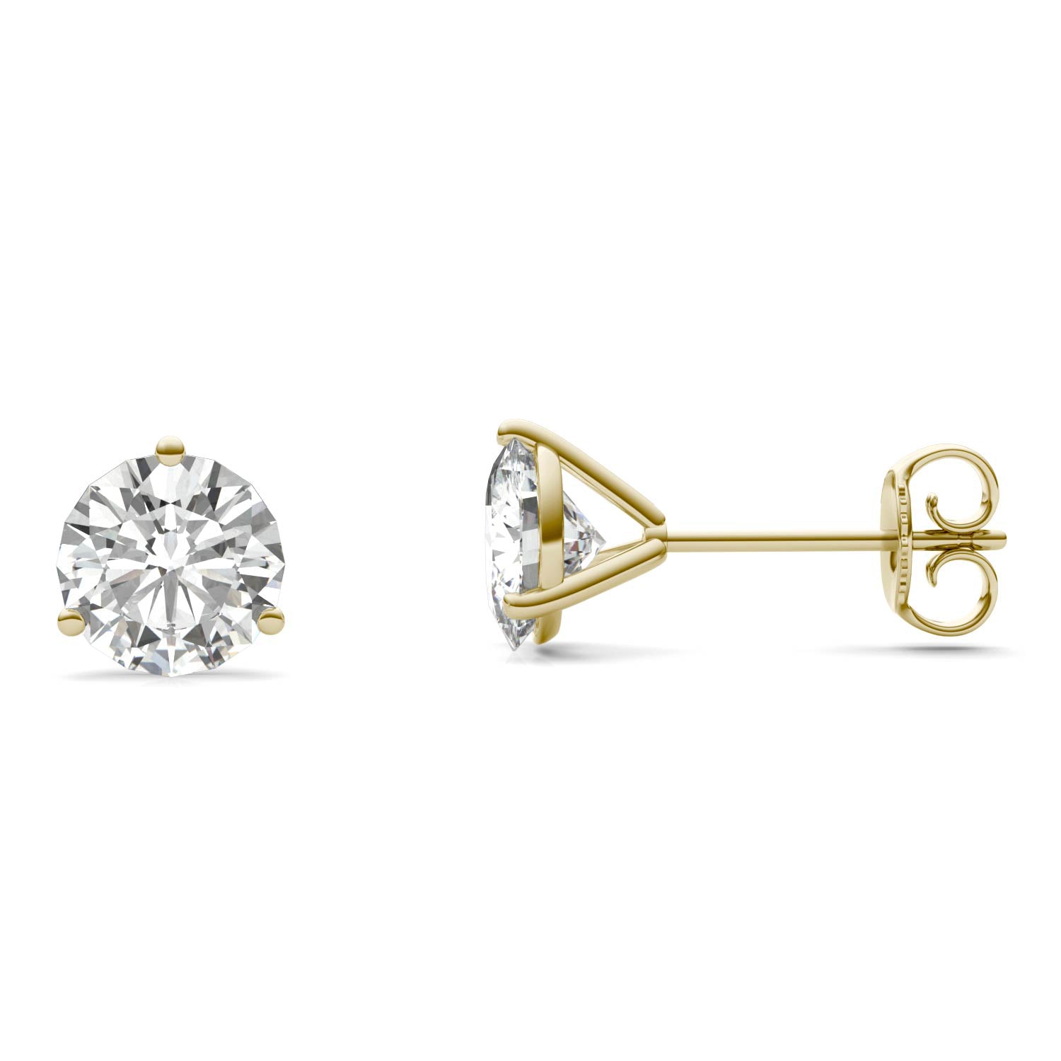 2.00 CTW DEW Round Forever Bright™ Moissanite Earrings