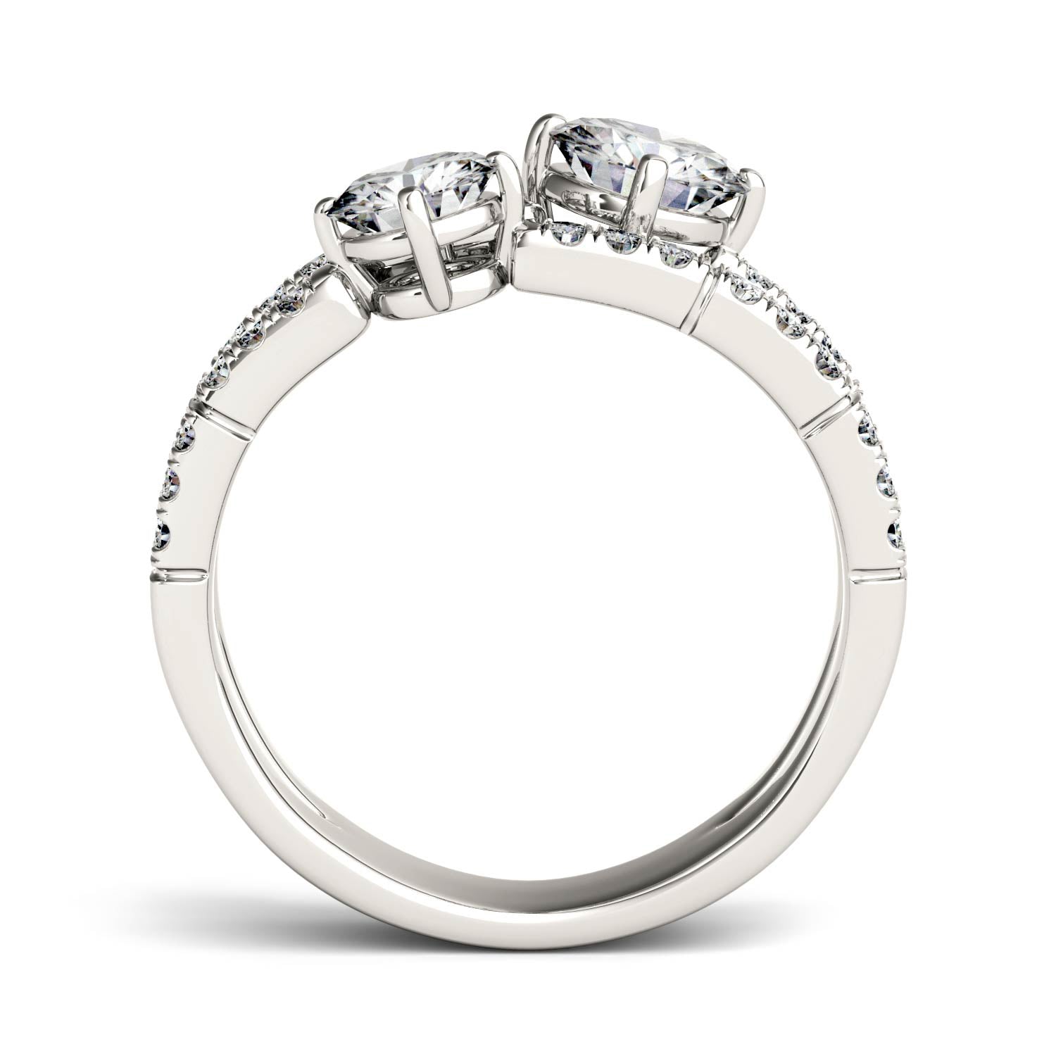 1.60 CTW DEW Round Forever Bright™ Moissanite Ring