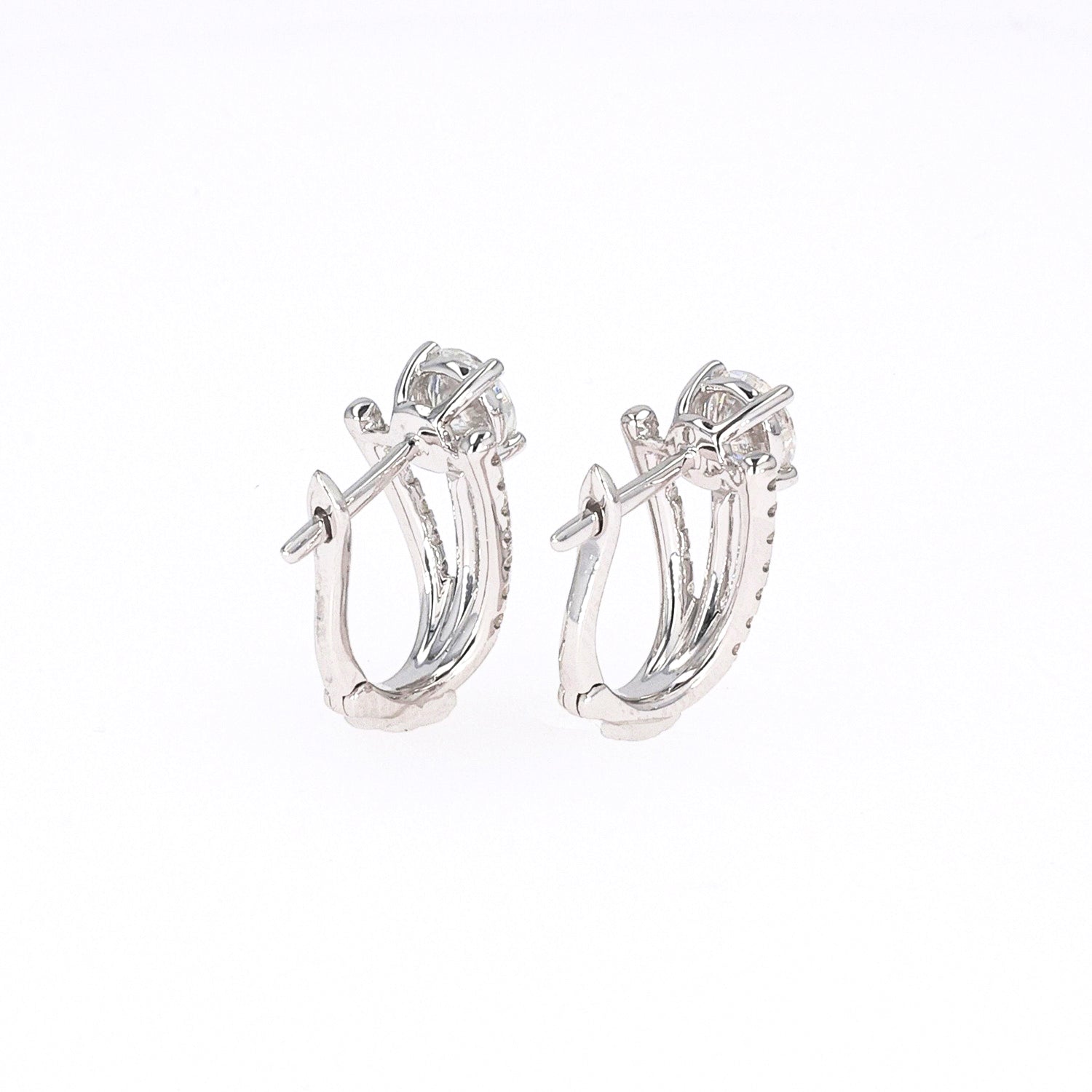 1.38 CTW DEW Round Forever One™ Moissanite Earrings