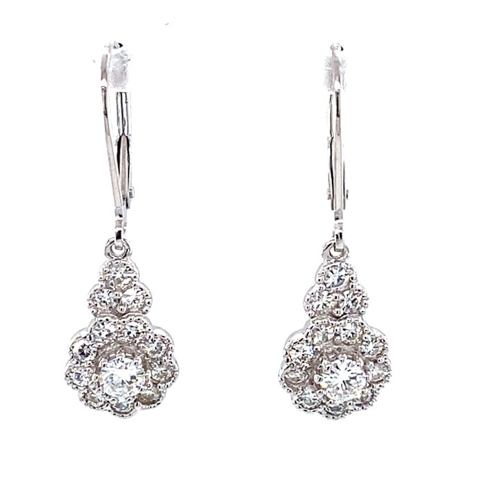 1.04 CTW DEW Round Forever One™ Moissanite Earrings