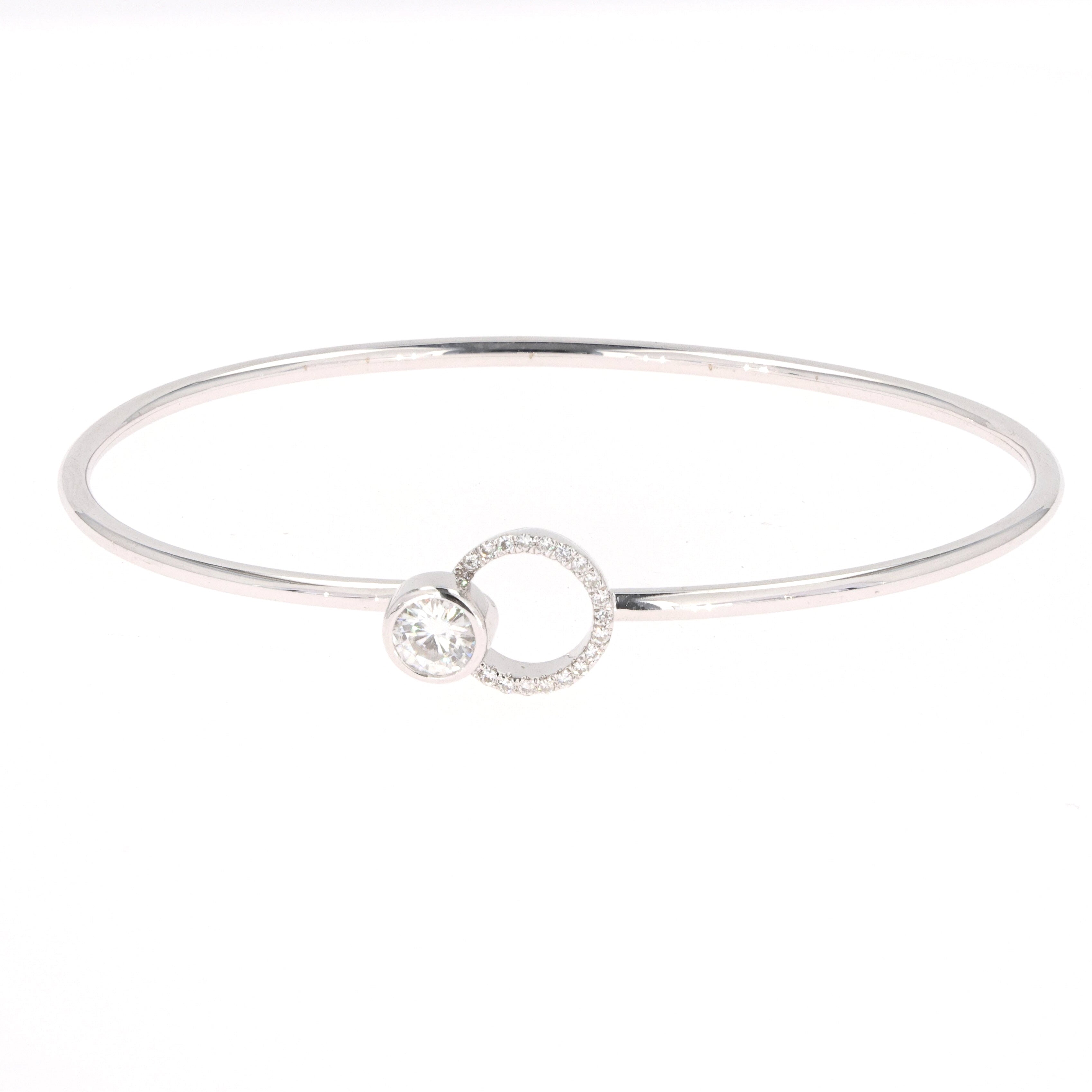 0.62 CTW DEW Round Forever One™ Moissanite Bracelet