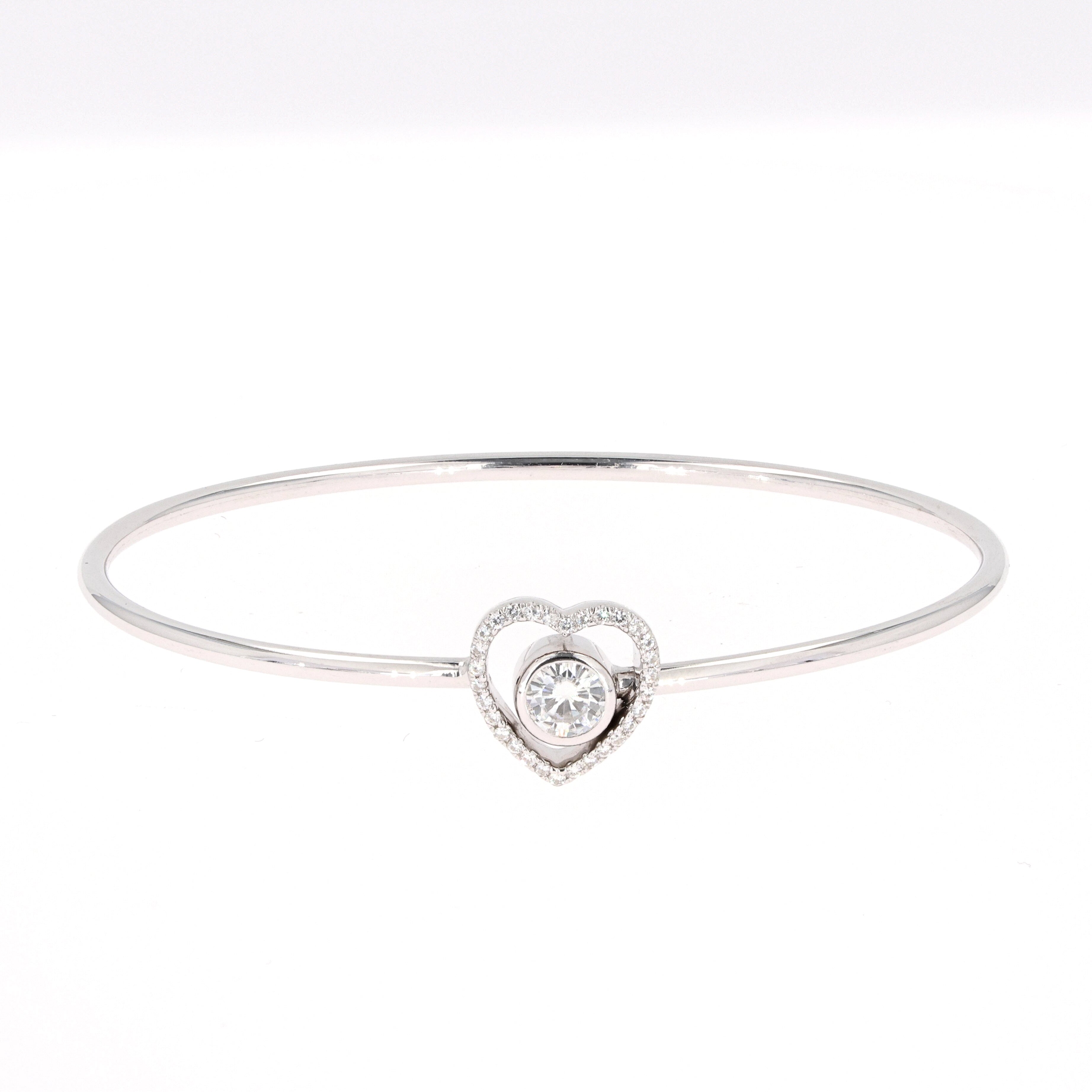 0.65 CTW DEW Round Forever One™ Moissanite Bracelet