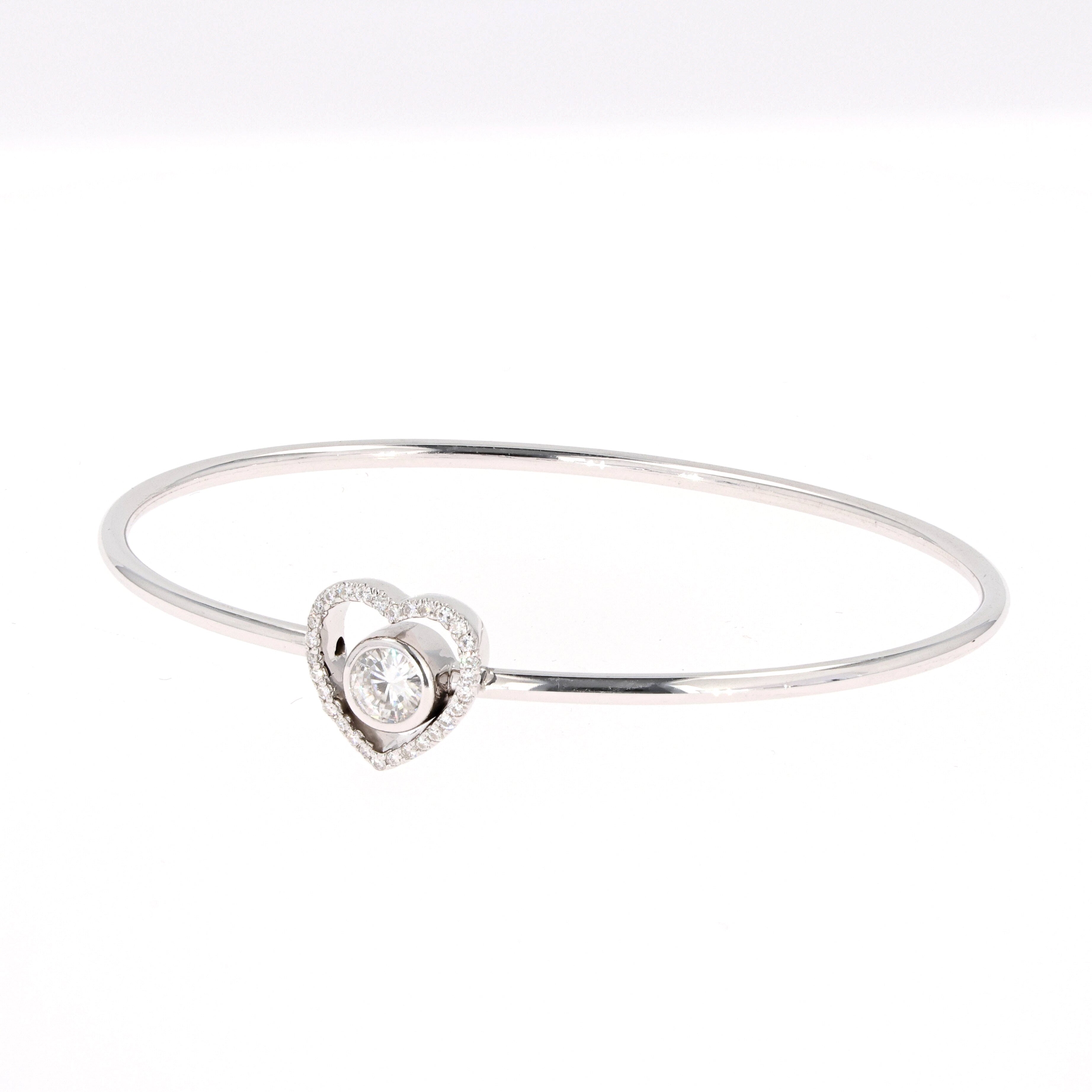 0.65 CTW DEW Round Forever One™ Moissanite Bracelet