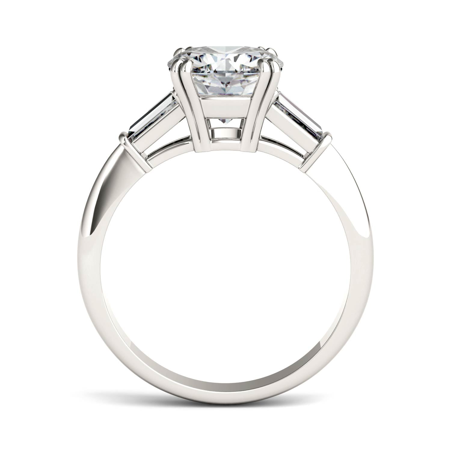 2.74 CTW DEW Cushion Forever Bright™ Moissanite Ring