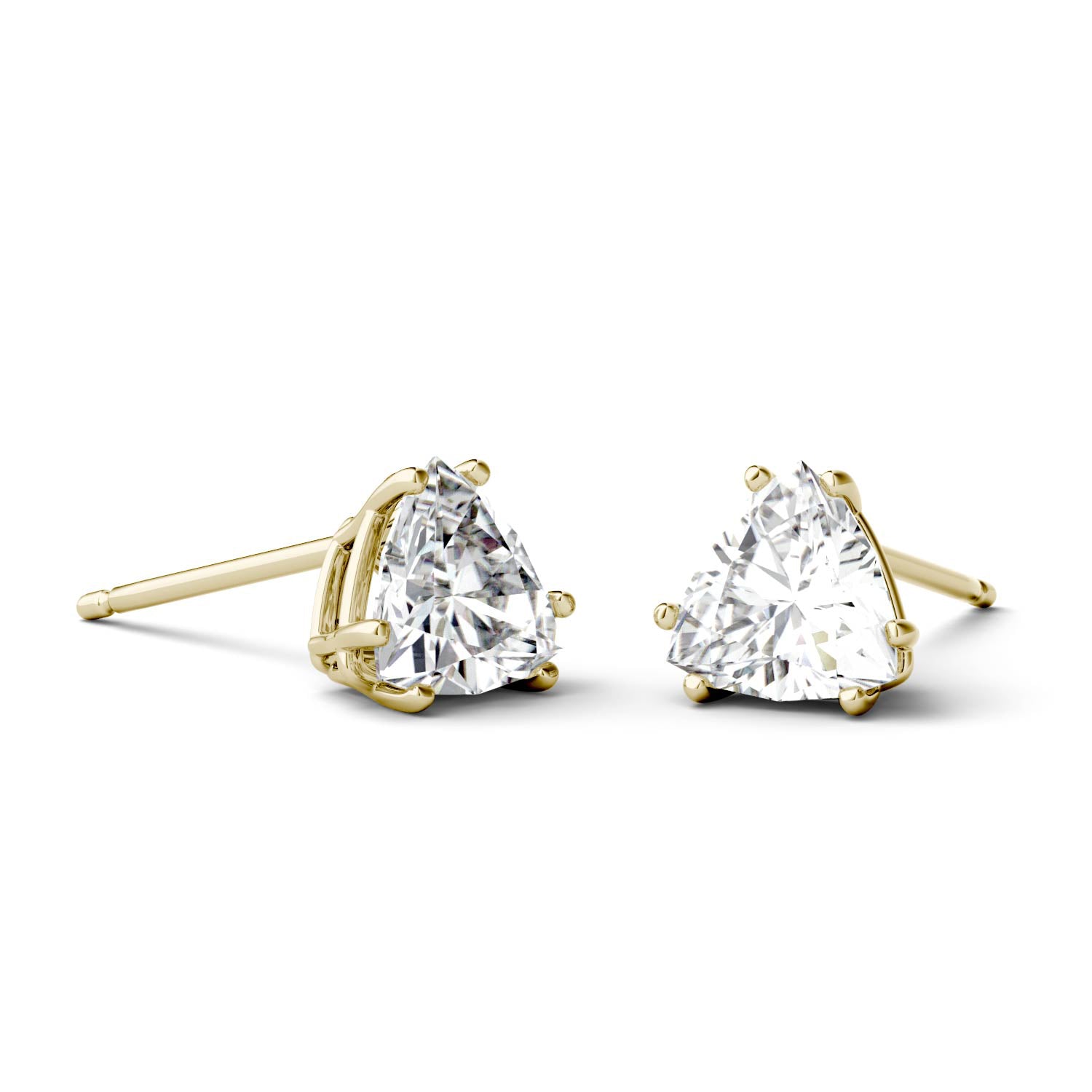 1.00 CTW DEW Trillion Forever One™ Moissanite Stud Earrings