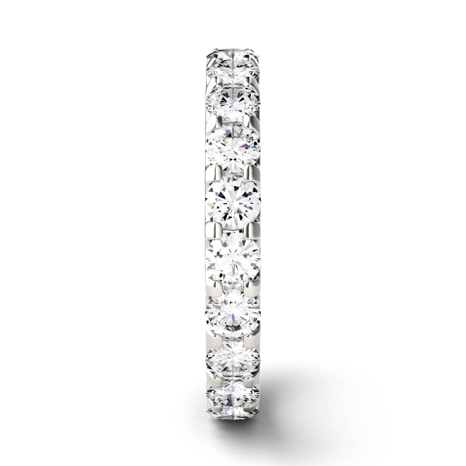 2.10 CTW DEW Round Forever One™ Moissanite Eternity Band Ring