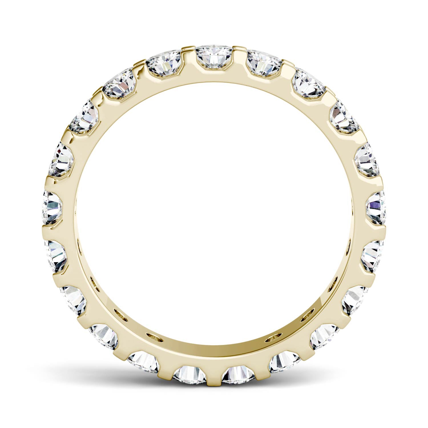 2.10 CTW DEW Round Forever One™ Moissanite Eternity Band Ring