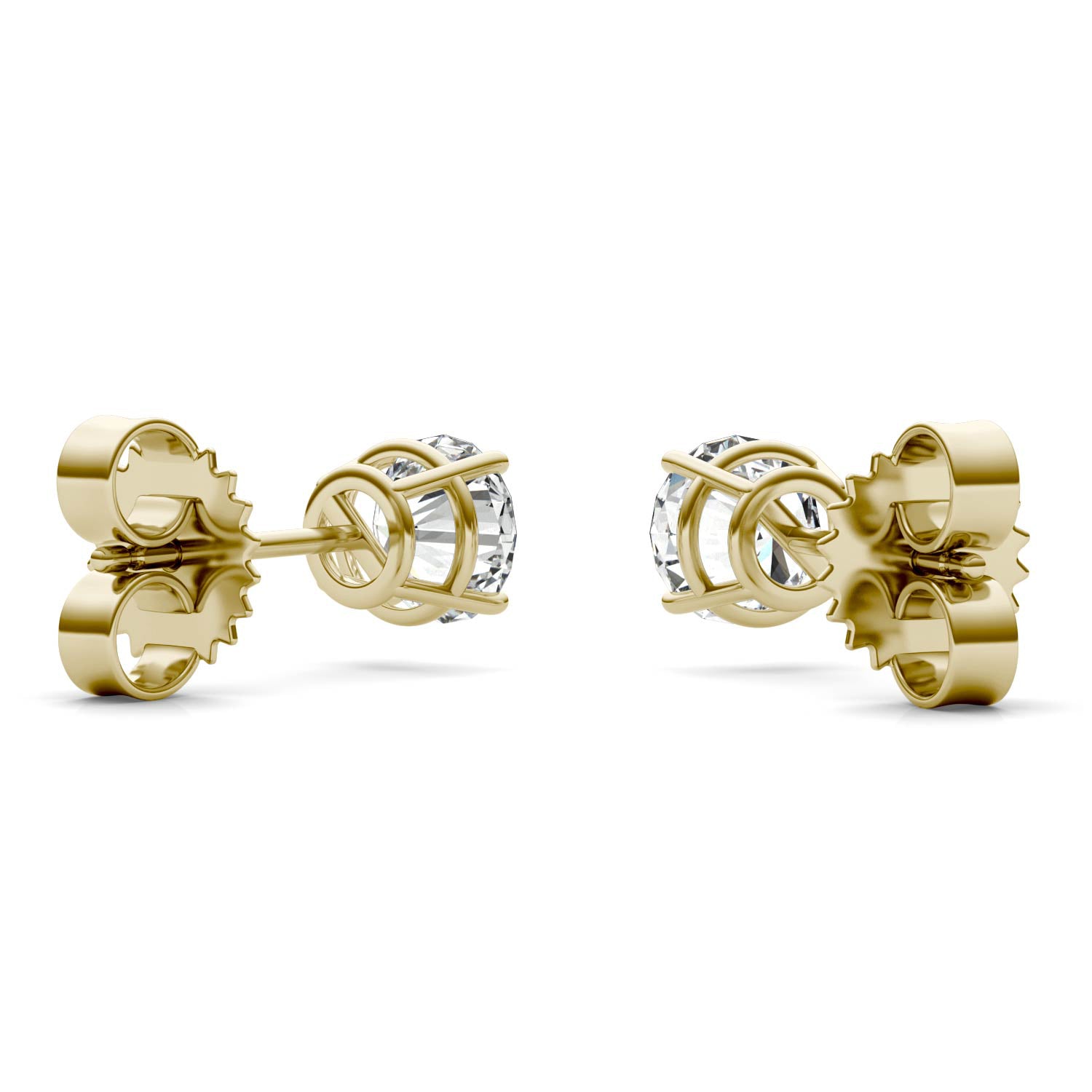 1.60 CTW DEW Round Forever Bright™ Moissanite Earrings
