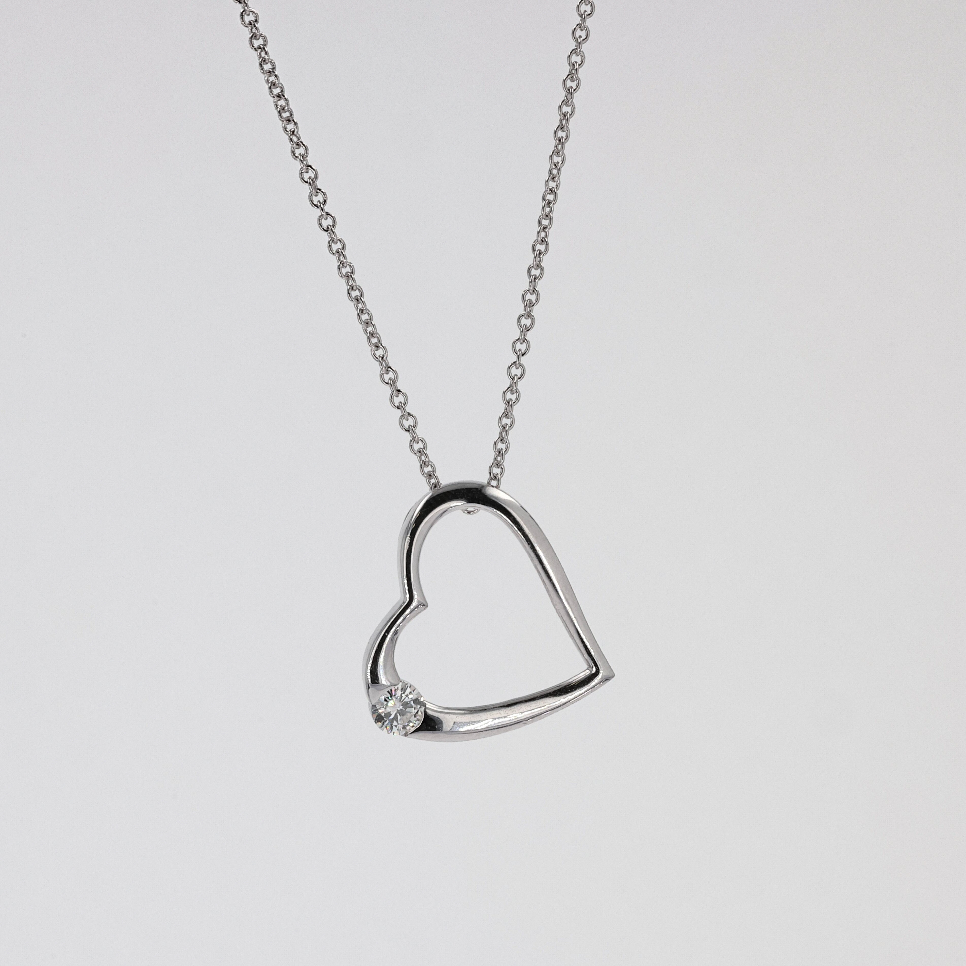 0.13 CTW DEW Round Forever Classic™ Moissanite Necklace