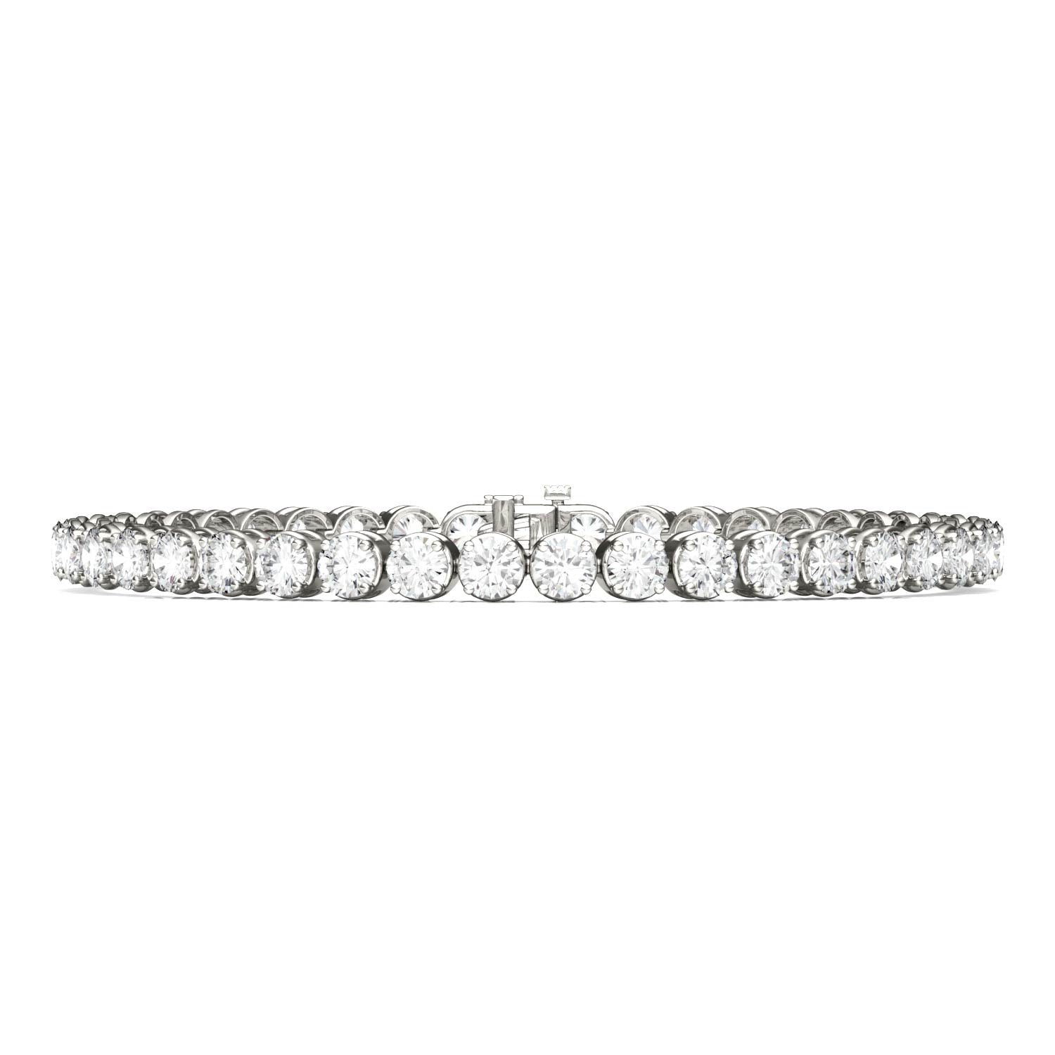 6.50 CTW DEW Round Forever Classic™ Moissanite Bracelet