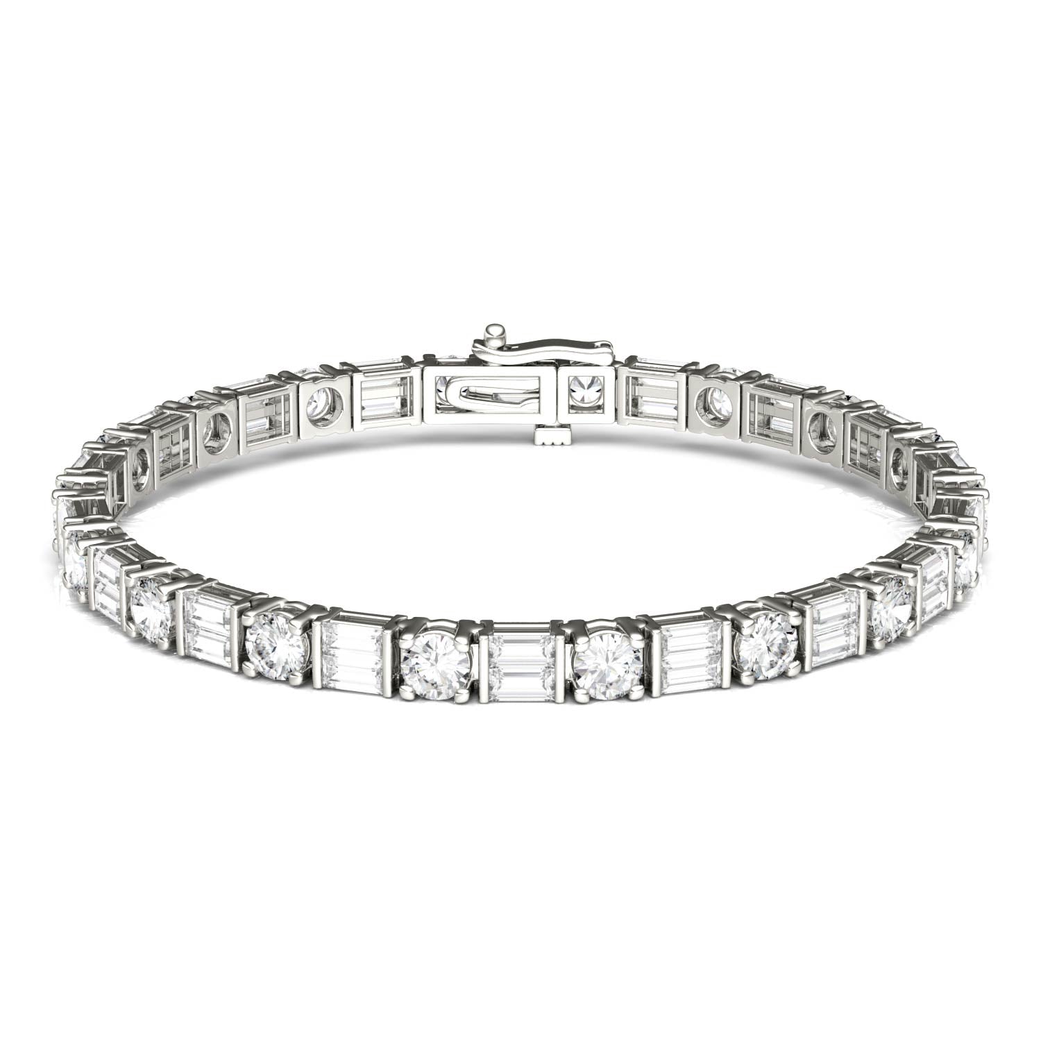 8.32 CTW DEW Round Forever One™ Moissanite Tennis Bracelet