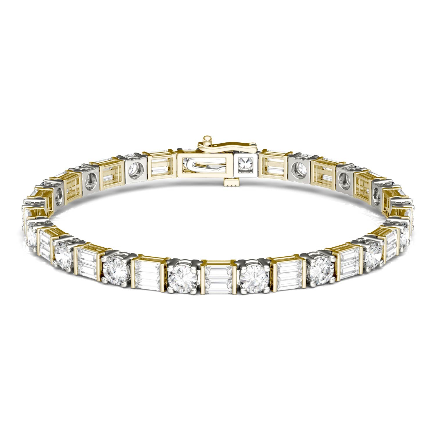 8.32 CTW DEW Round Forever One™ Moissanite Tennis Bracelet