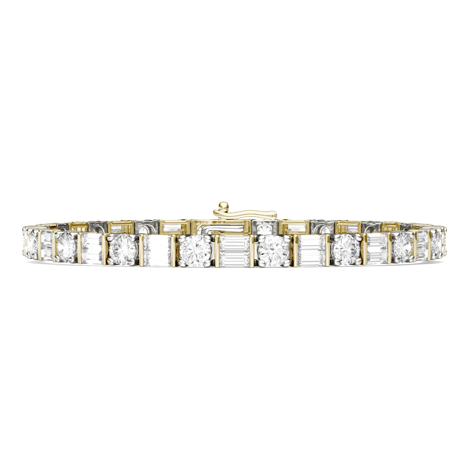 8.32 CTW DEW Round Forever One™ Moissanite Tennis Bracelet