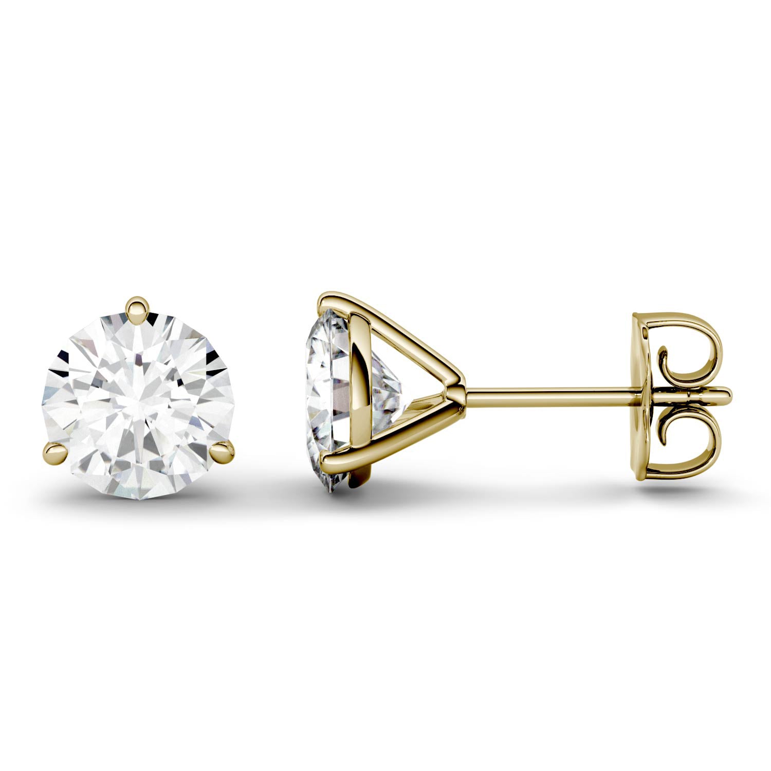 2.00 CTW DEW Round Forever Bright™ Moissanite Earrings