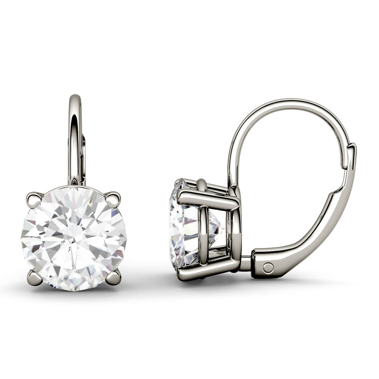 3.00 CTW DEW Round Forever Bright™ Moissanite Earrings