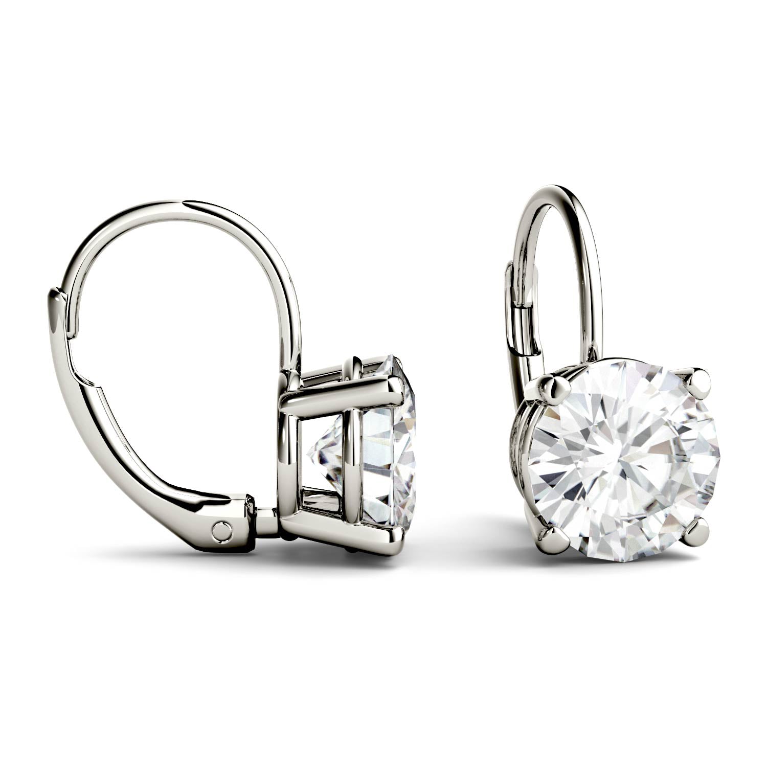 3.00 CTW DEW Round Forever Bright™ Moissanite Earrings
