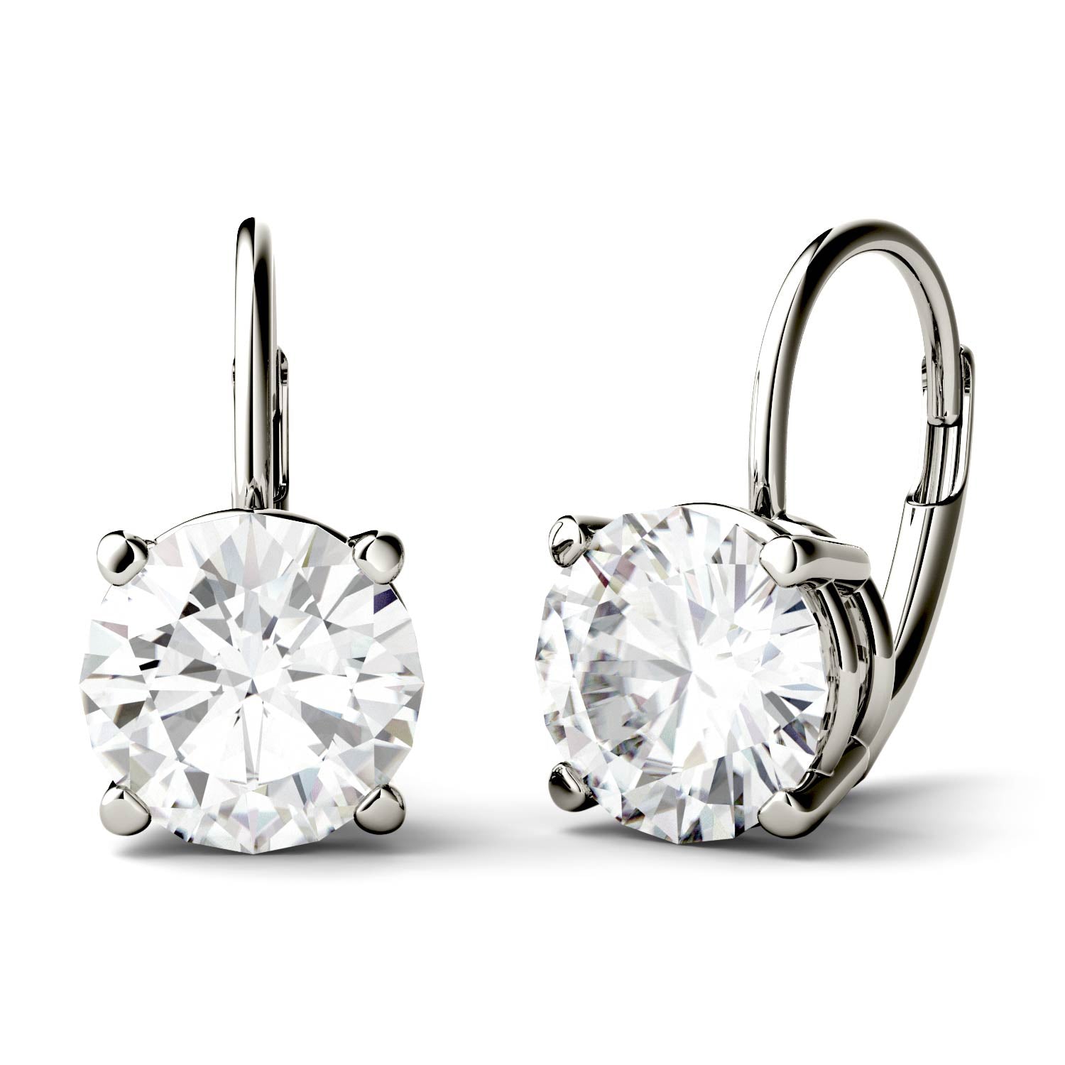 3.00 CTW DEW Round Forever Bright™ Moissanite Earrings