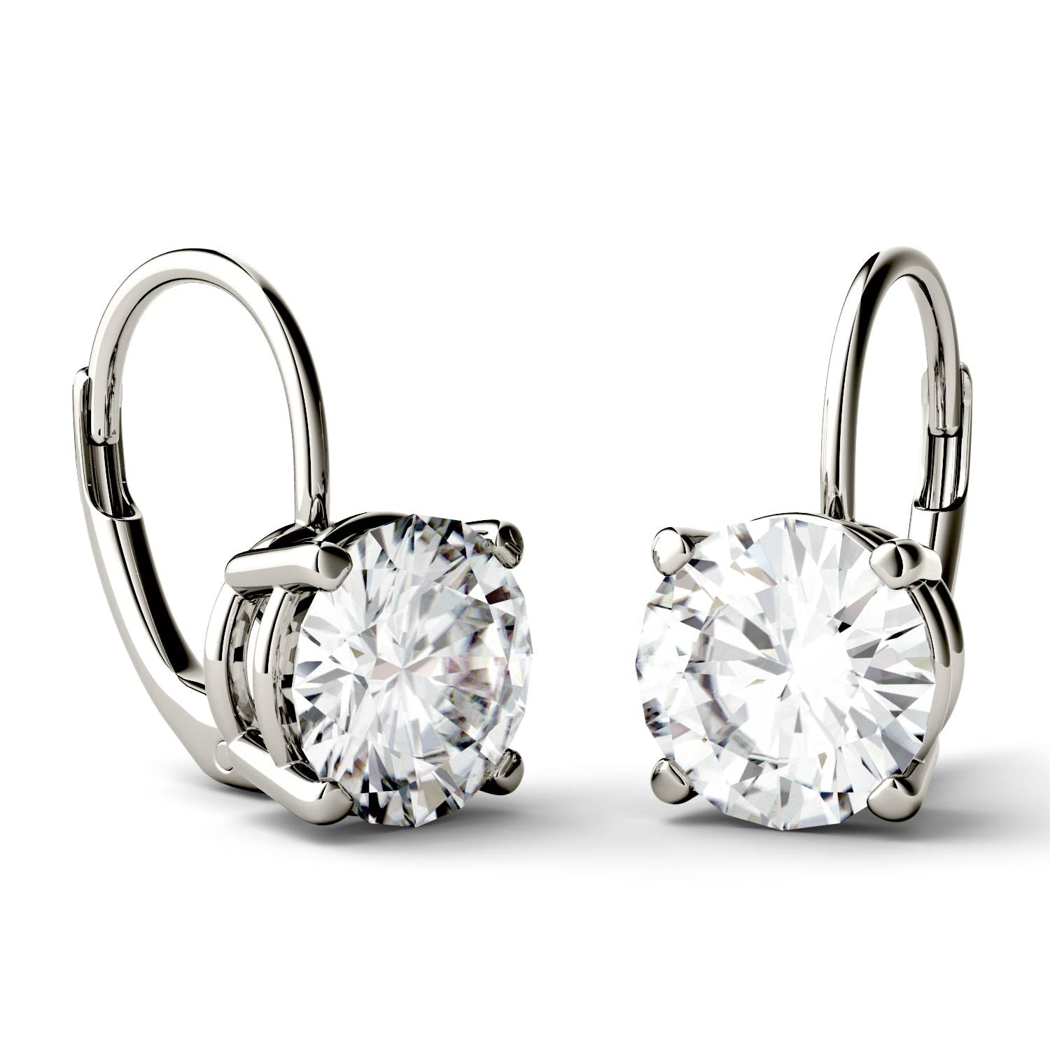 3.00 CTW DEW Round Forever Bright™ Moissanite Earrings