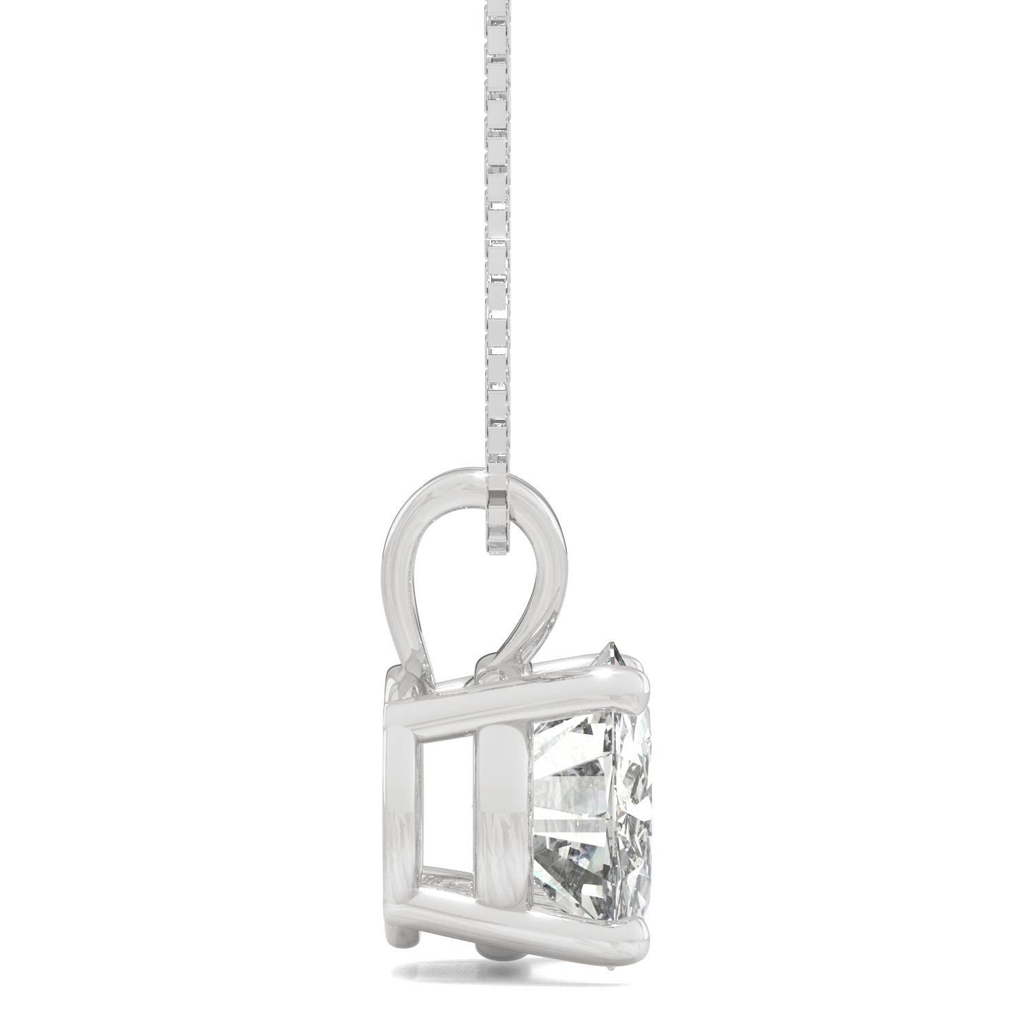 1.90 CTW DEW Round Forever Bright™ Moissanite Necklace