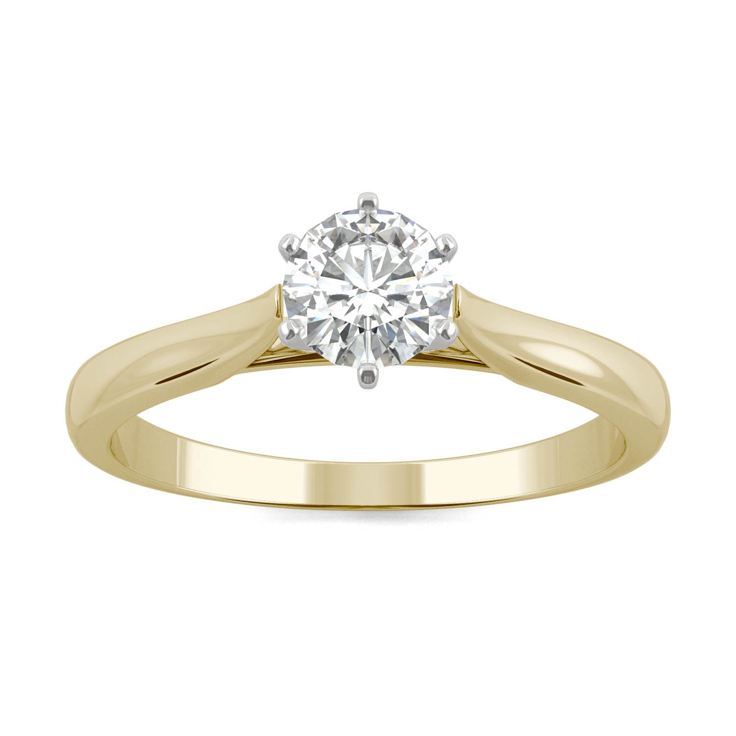 0.50 CTW DEW Round Forever Bright™ Moissanite Ring