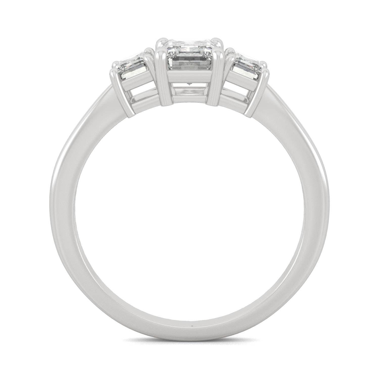 1.55 CTW DEW Emerald Forever Bright™ Moissanite Ring