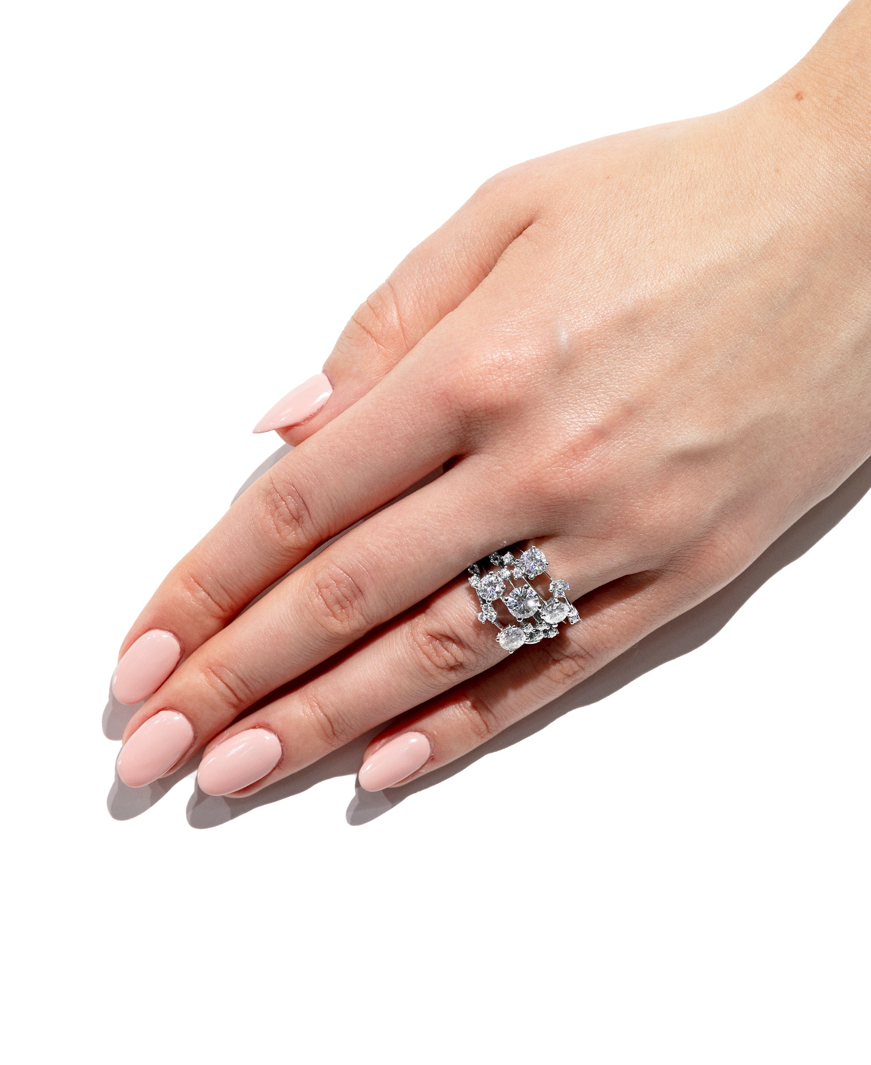 3.15 CTW DEW Round Forever Bright™ Moissanite Ring