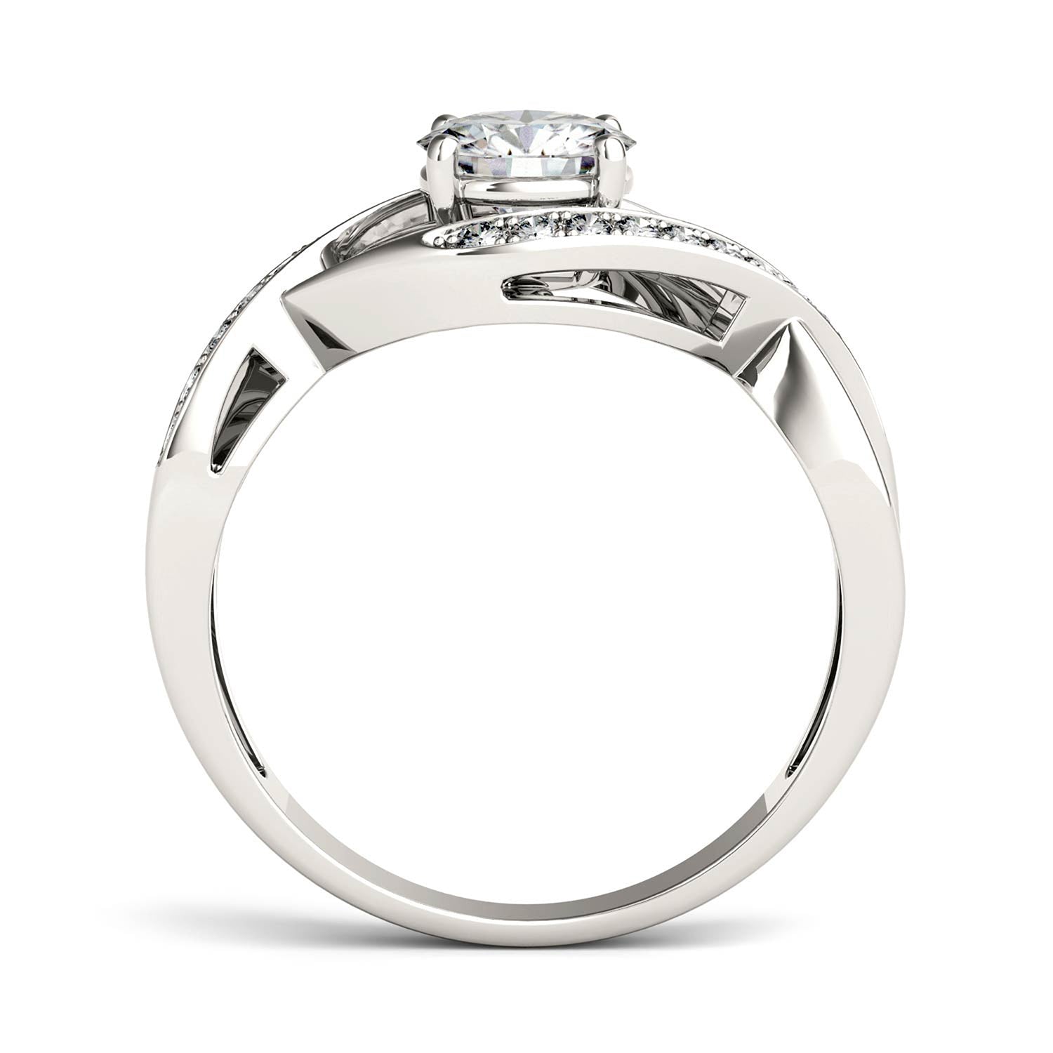 1.02 CTW DEW Round Forever Bright™ Moissanite Ring