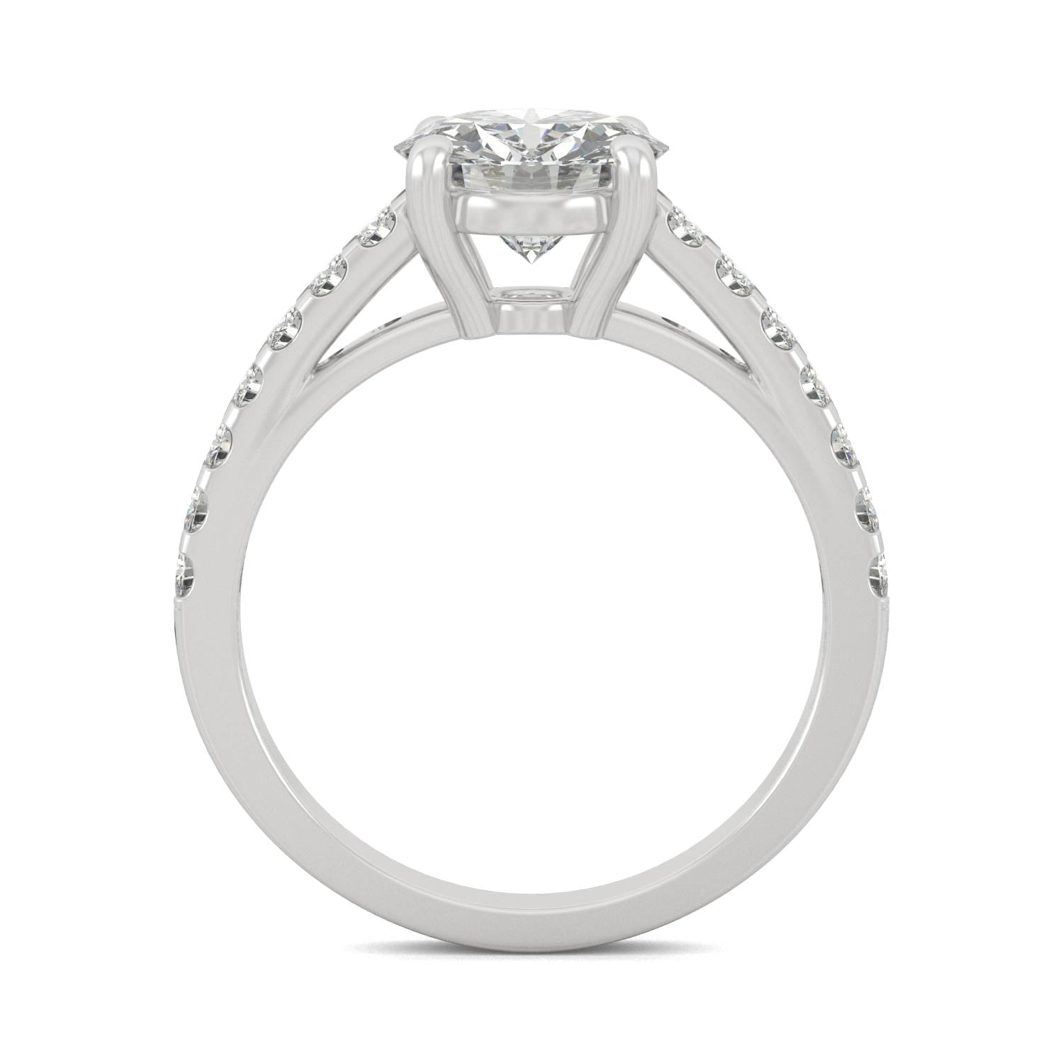 2.22 CTW DEW Round Forever Bright™ Moissanite Ring